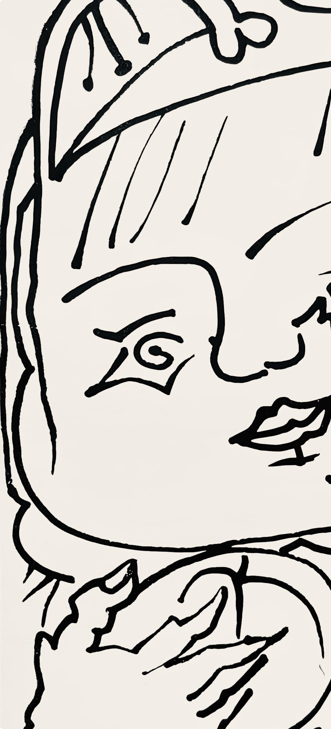 Françoise Gilot, Composition, Pouvoir tout dire, poèmes, illustrés par Françoise Gilot, Limited Edition Lithograph
