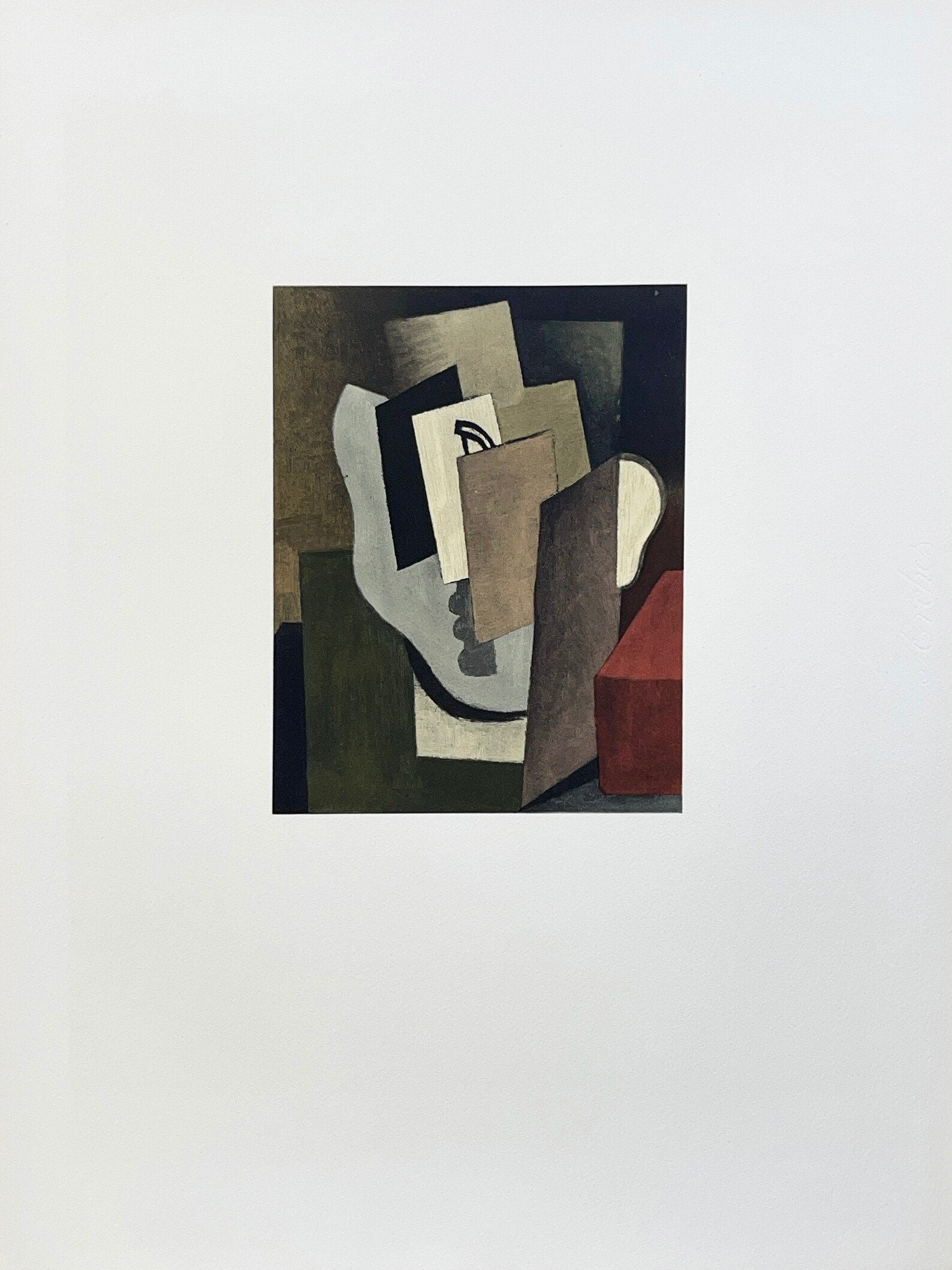 Roger de La Fresnaye, Visage, Roger de La Fresnaye, Collection Pierre Lévy, Limited Edition Lithograph