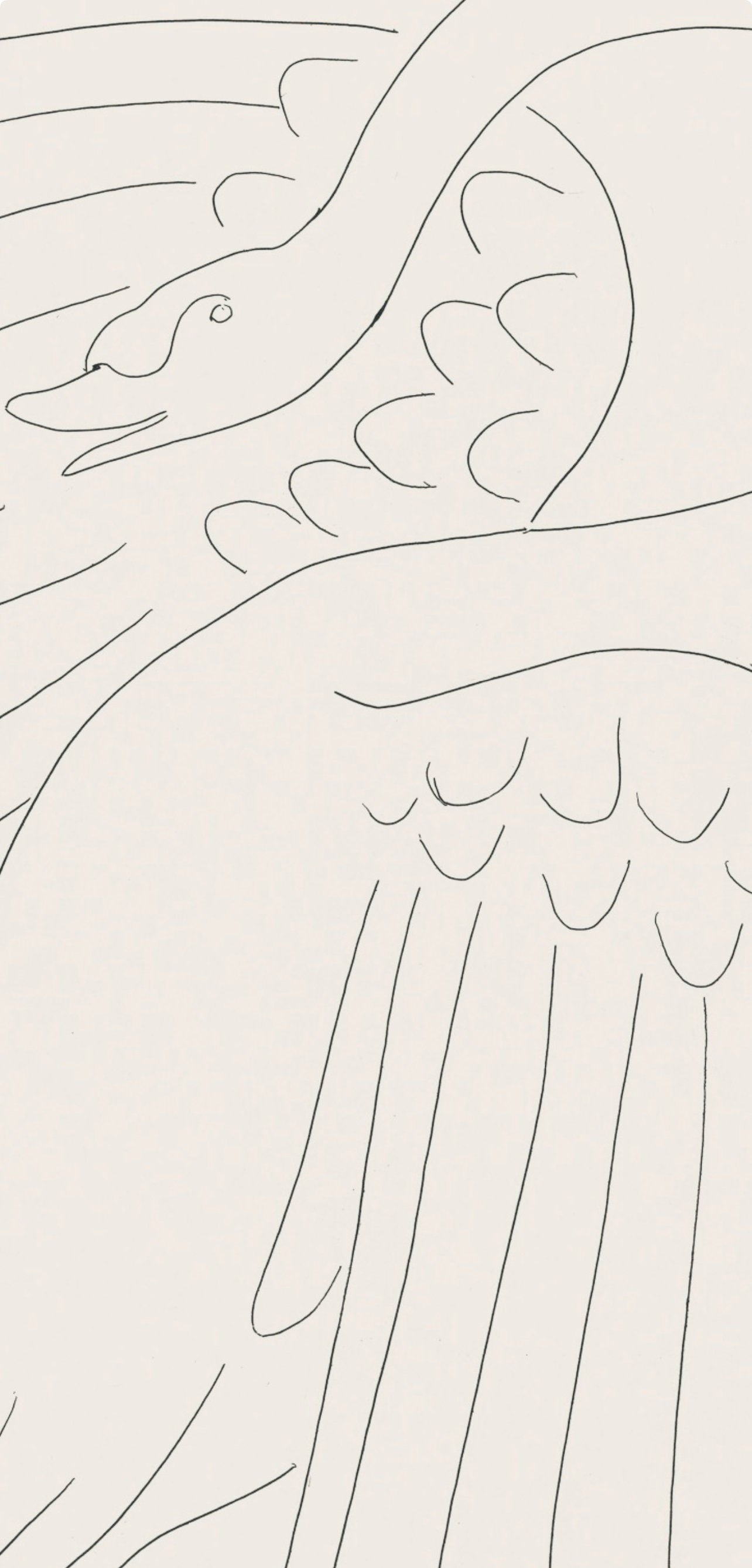 Henri Matisse, Le Cygne (The Swan), Poésies, Limited Edition Lithograph