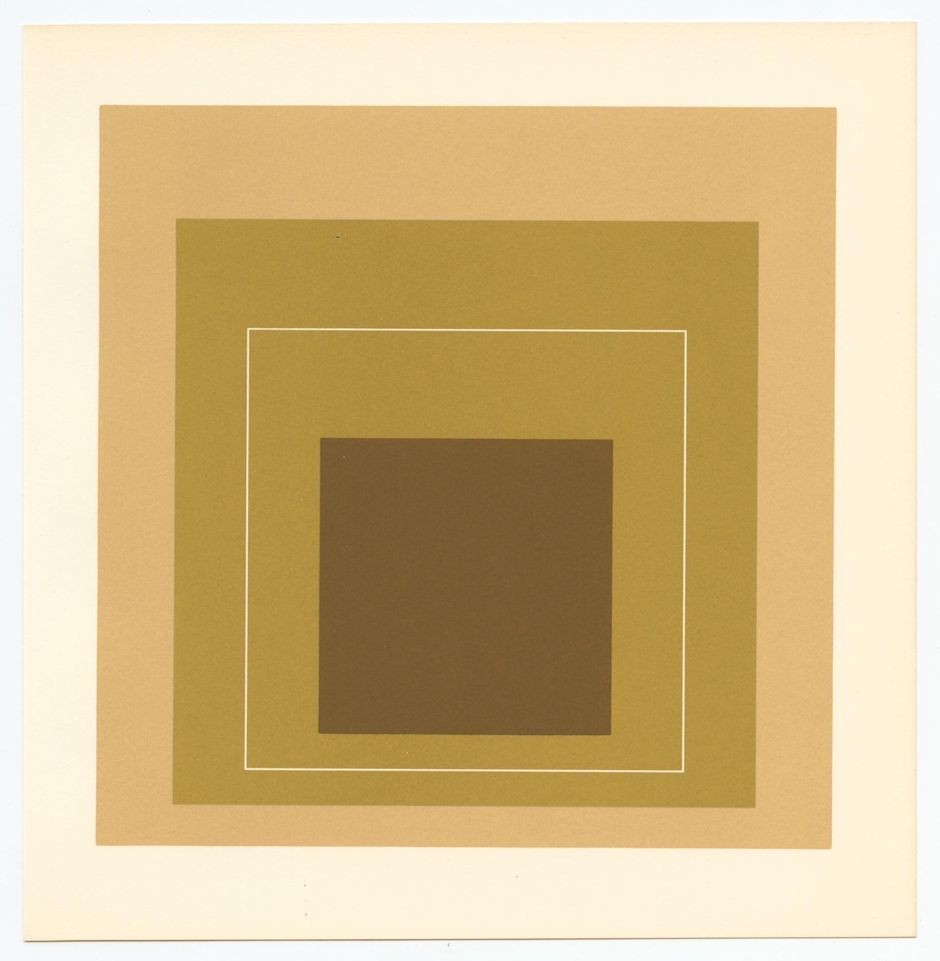 Josef Albers, Homage to the Square, Josef Albers: White Line Squares, Limited Edition Lithograph