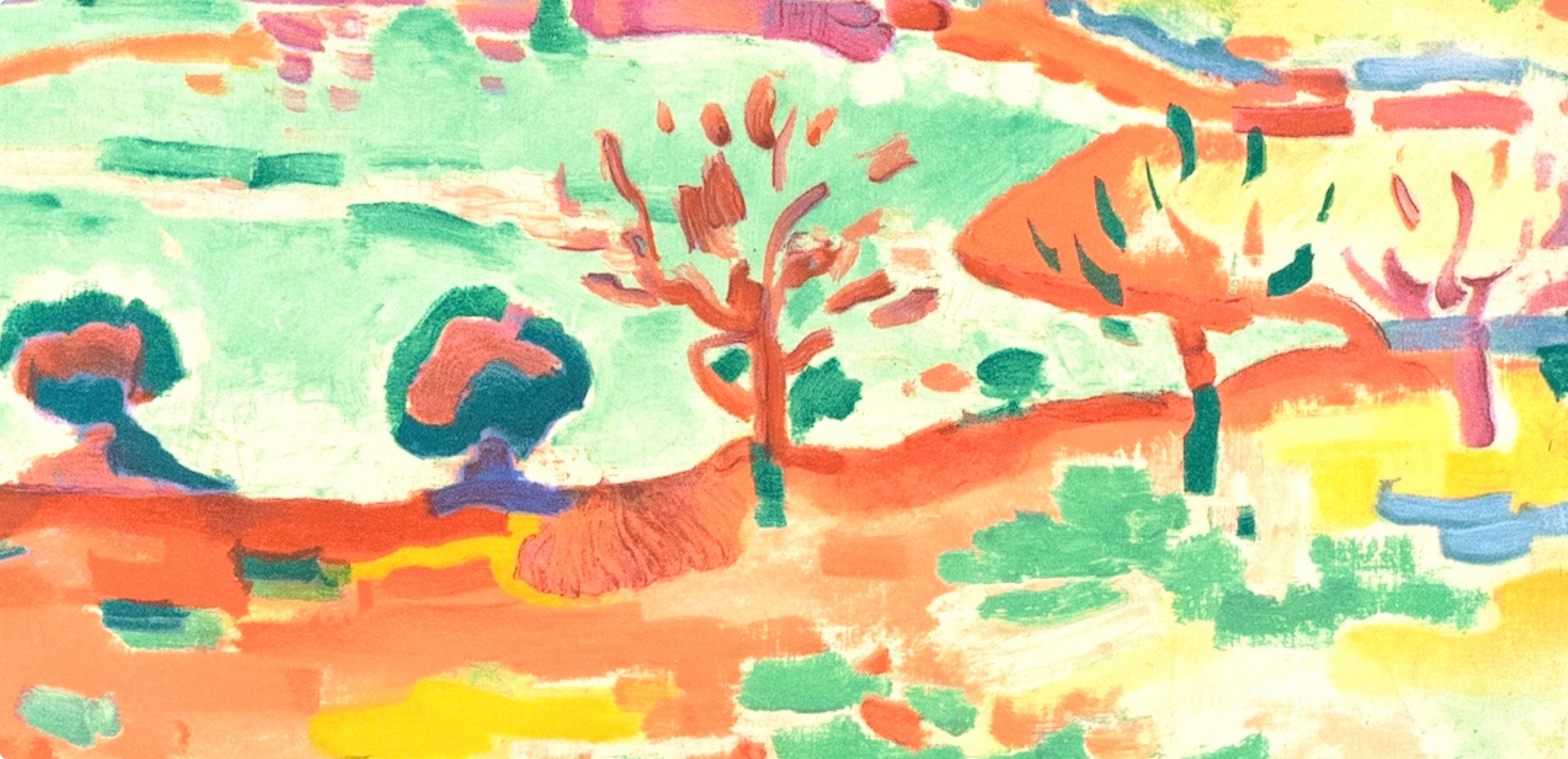 Georges Braque, Paysage a L'estaque, Fauves, Collection Pierre Lévy, Limited Edition Lithograph