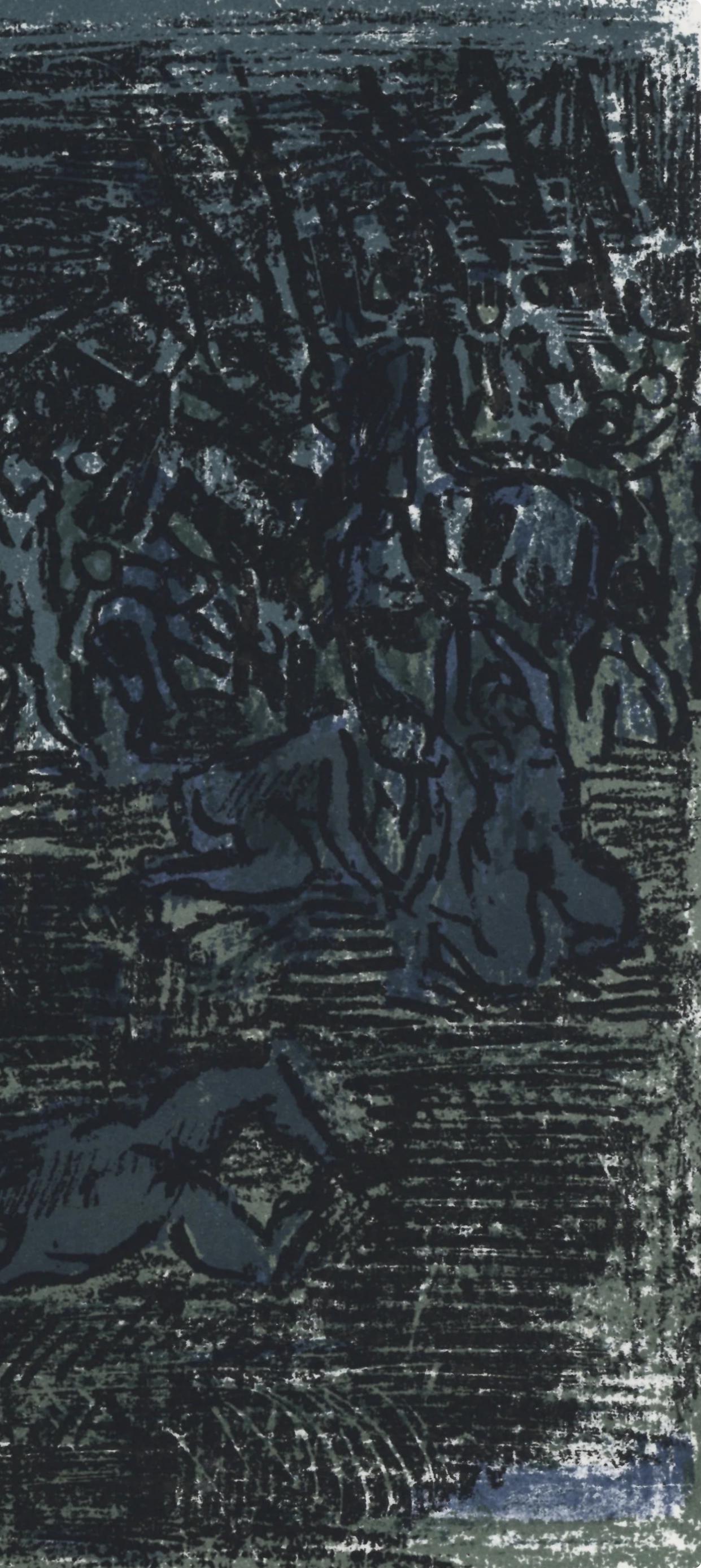 André Cottavoz, Composition, L'Odyssée, Limited Edition Lithograph