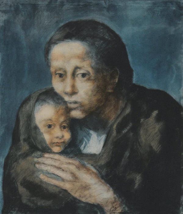 Pablo Picasso, Composition, Les Bleus de Barcelone, Limited Edition Lithograph