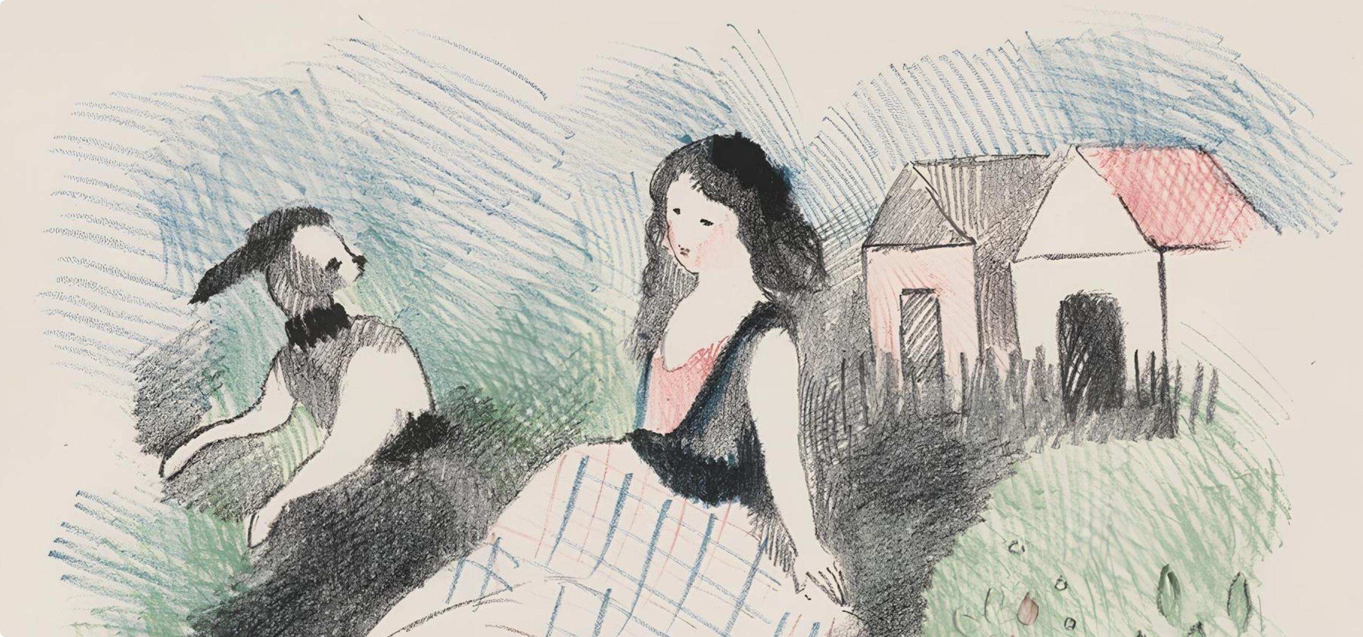 Marie Laurencin, Composition, Alice's Adventures in Wonderland, Limited Edition Lithograph