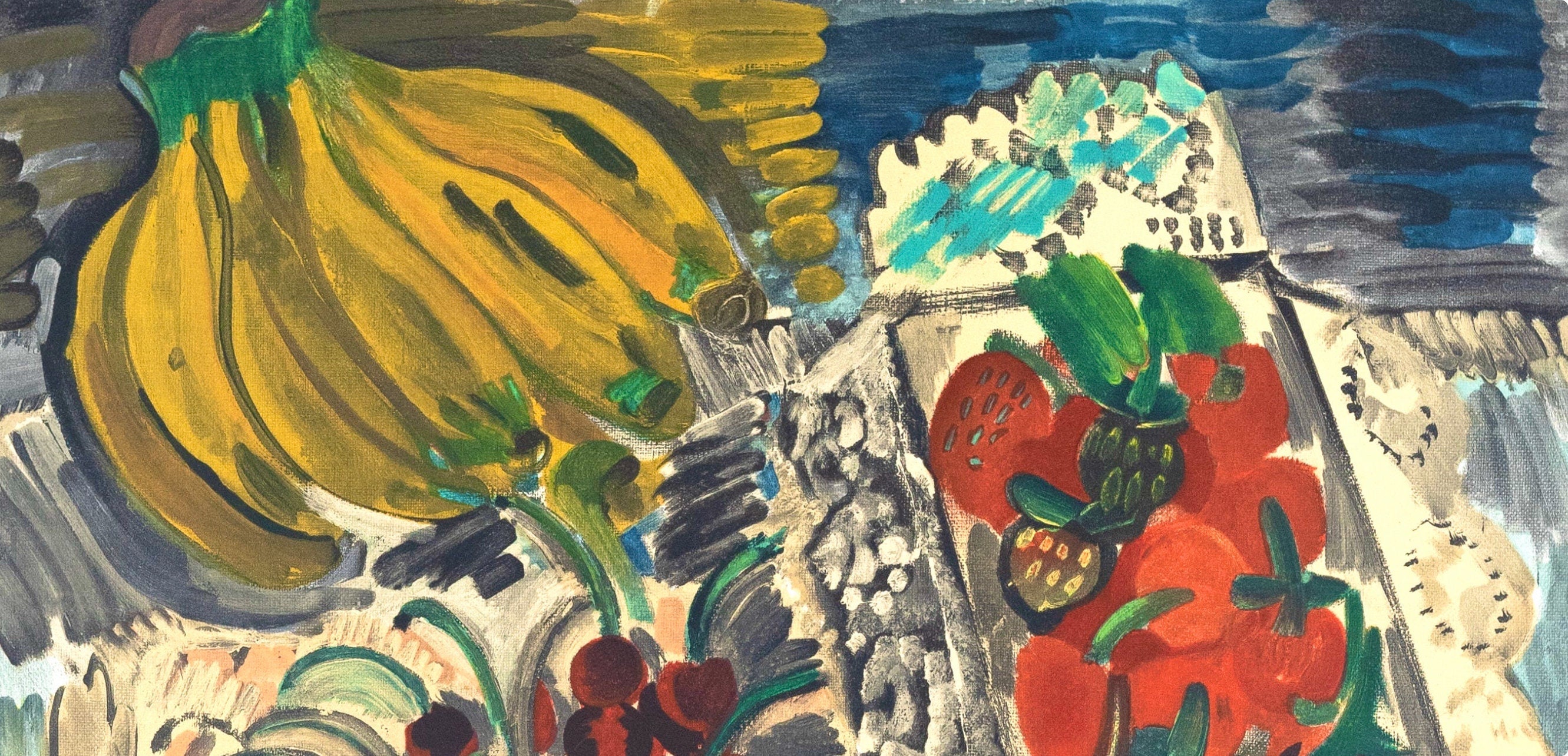 Raoul Dufy, Nature Morte Aux Fruits, Raoul Dufy, Collection Pierre Lévy, Limited Edition Lithograph