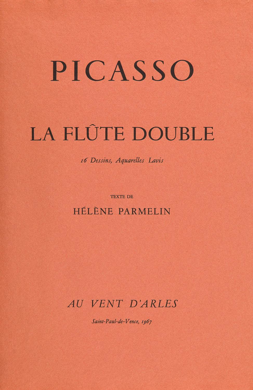 Pablo Picasso, Composition (Orozco 238), Picasso, La flûte double, Limited Edition Lithograph