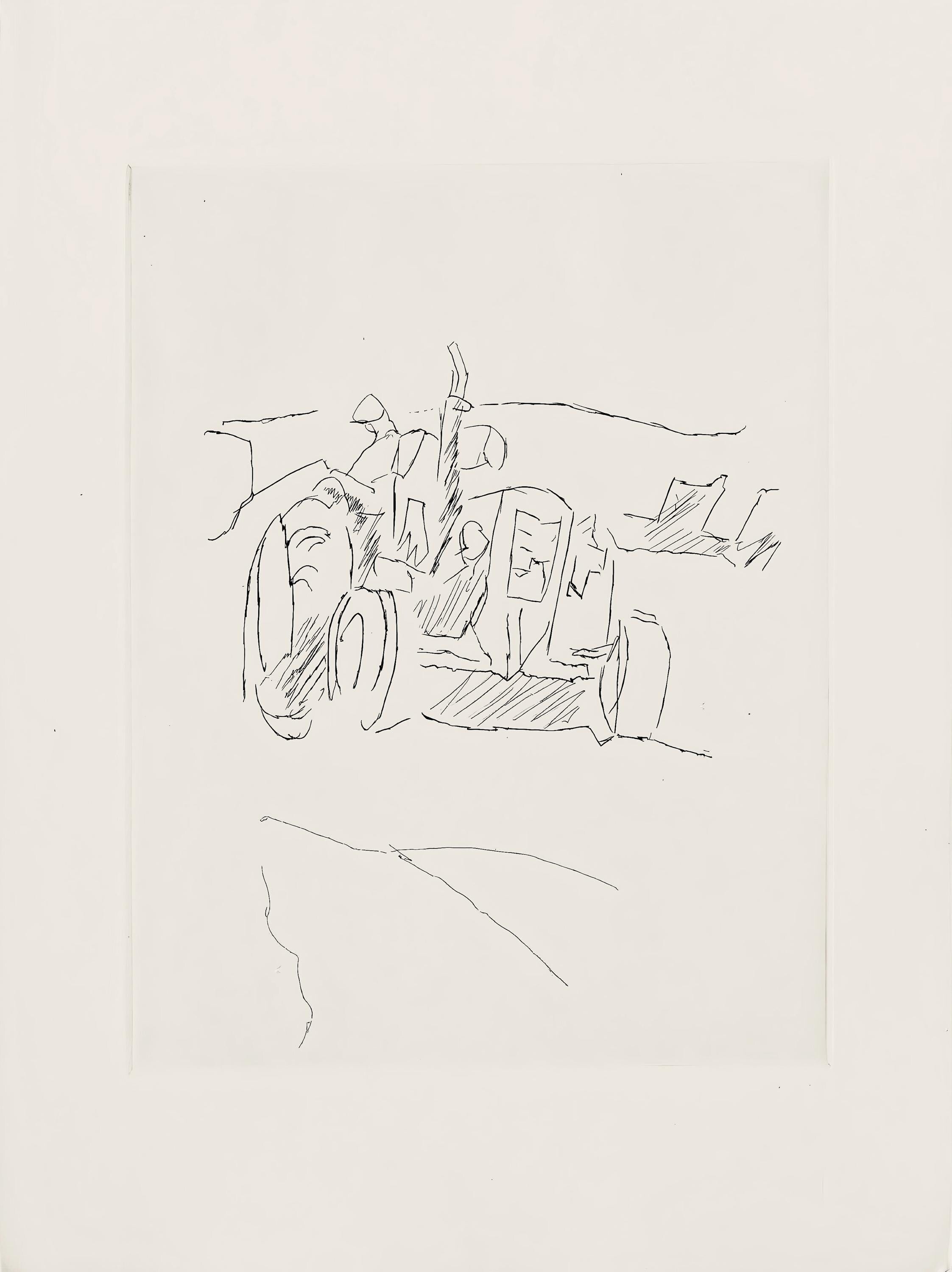 Jacques Villon, Composition (Ginestet/Pouillon 42-64), Hésiode, Les Travaux et les Jours, Limited Edition Etching