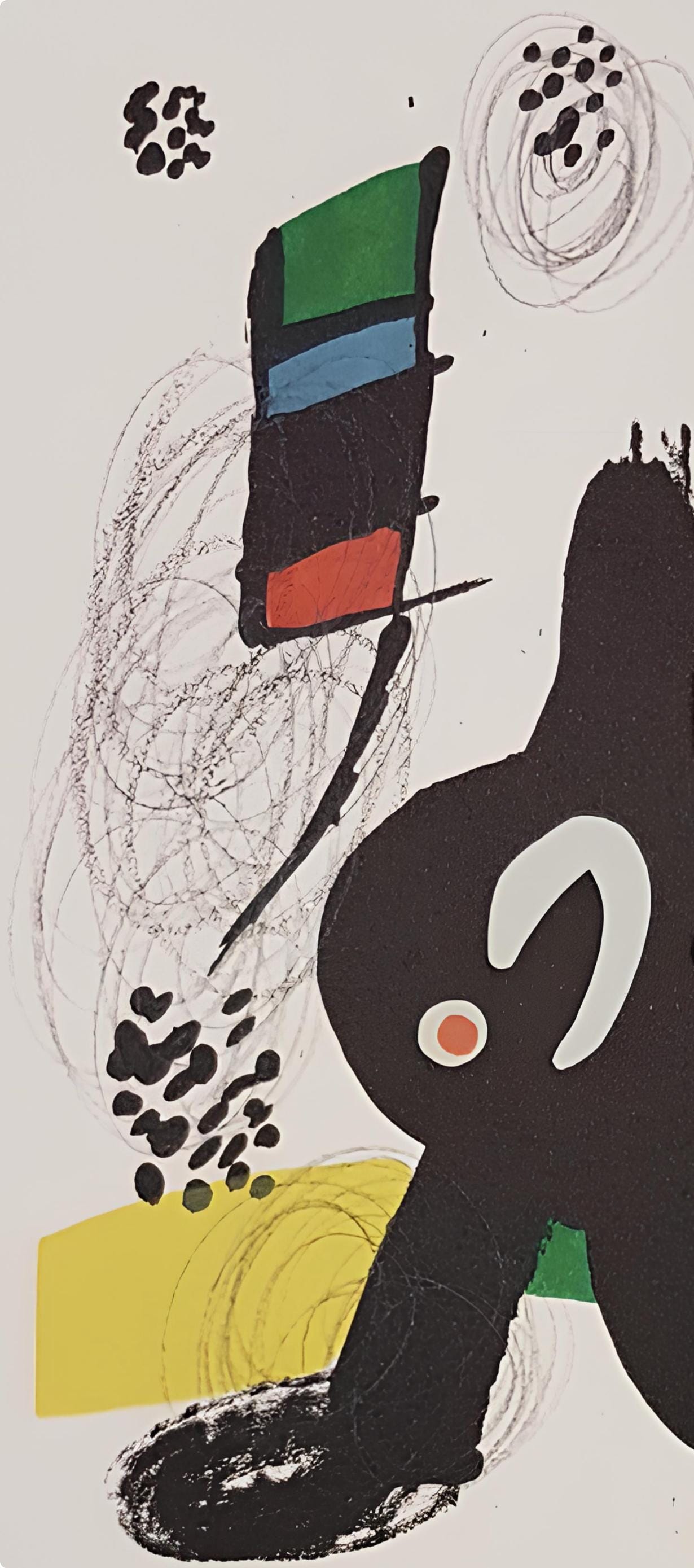 Joan Miró, Composition (Mourlot 1212-1225; Cramer 248), La mélodie acide, Limited Edition Lithograph