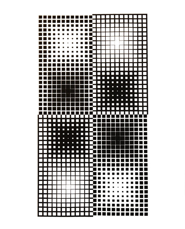 Victor Vasarely, Composition, Corpusculaires, Limited Edition Héliogravure