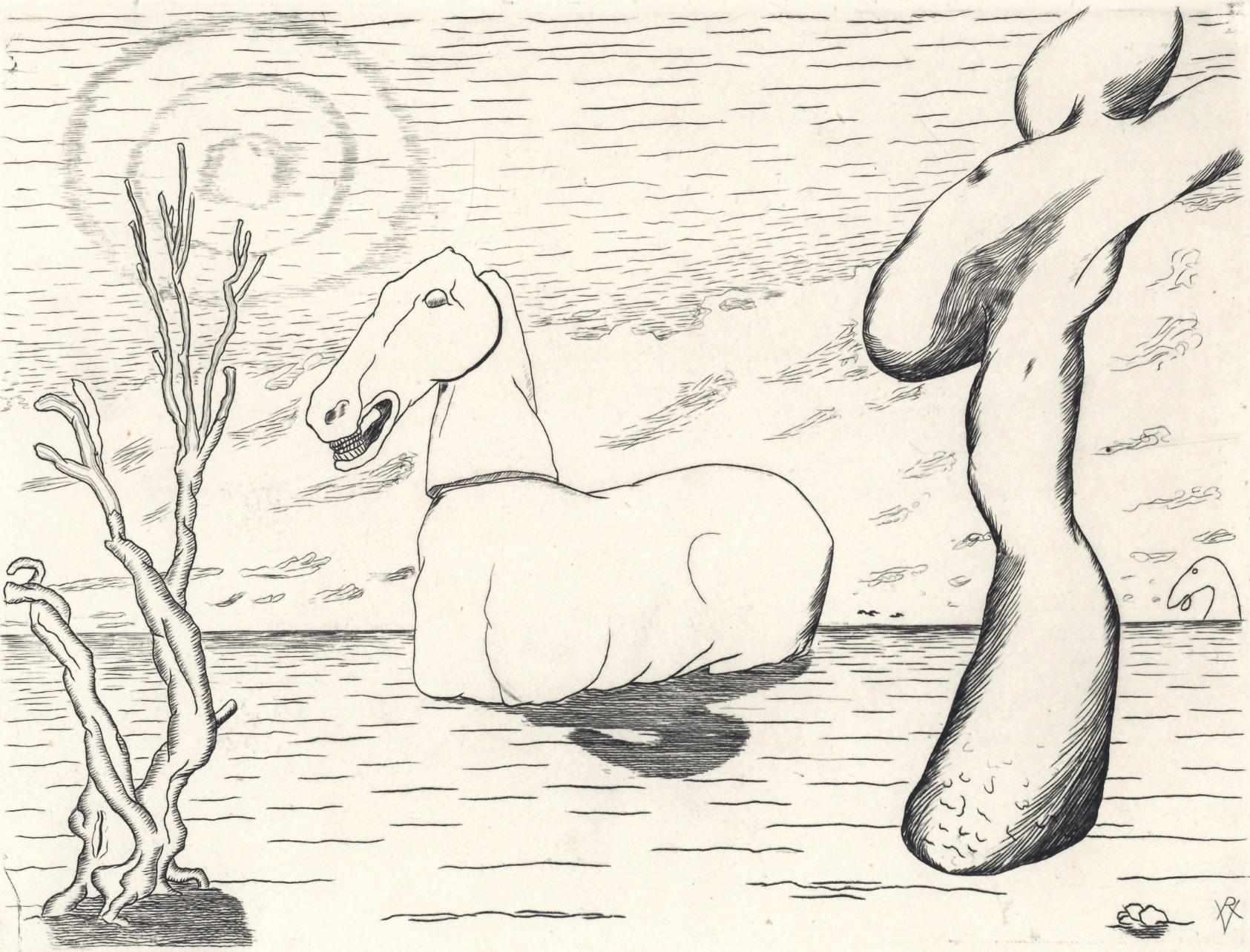 Roger Vieillard, Composition, Alternance, Limited Edition Etching