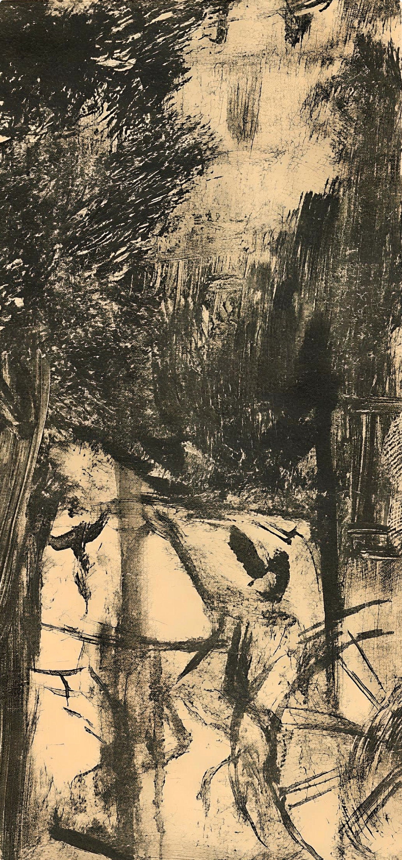 Edgar Degas, Avenue du Bois-de-Bologne, E. Degas Monotypes, Limited Edition Monotype