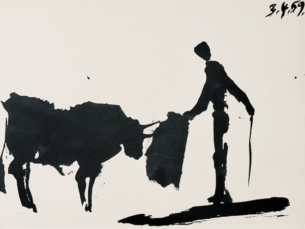 Pablo Picasso, Composition (Bloch 1276; Czwiklitzer 23), Toros y Toreros, Limited Edition Lithograph