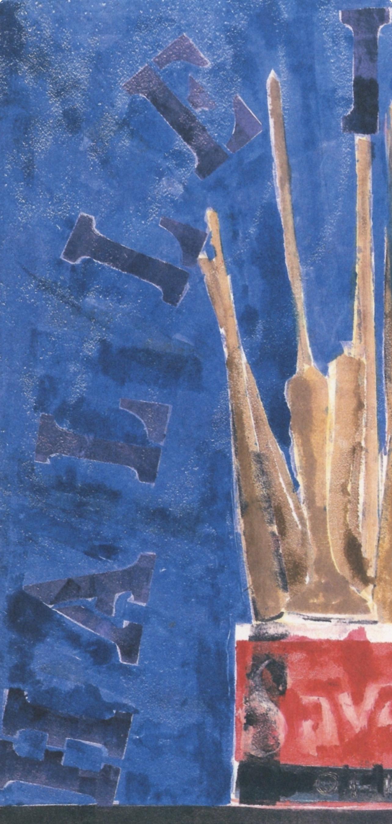Jasper Johns, Composition, Jasper Johns, 17 Monotypes, Limited Edition Héliogravure