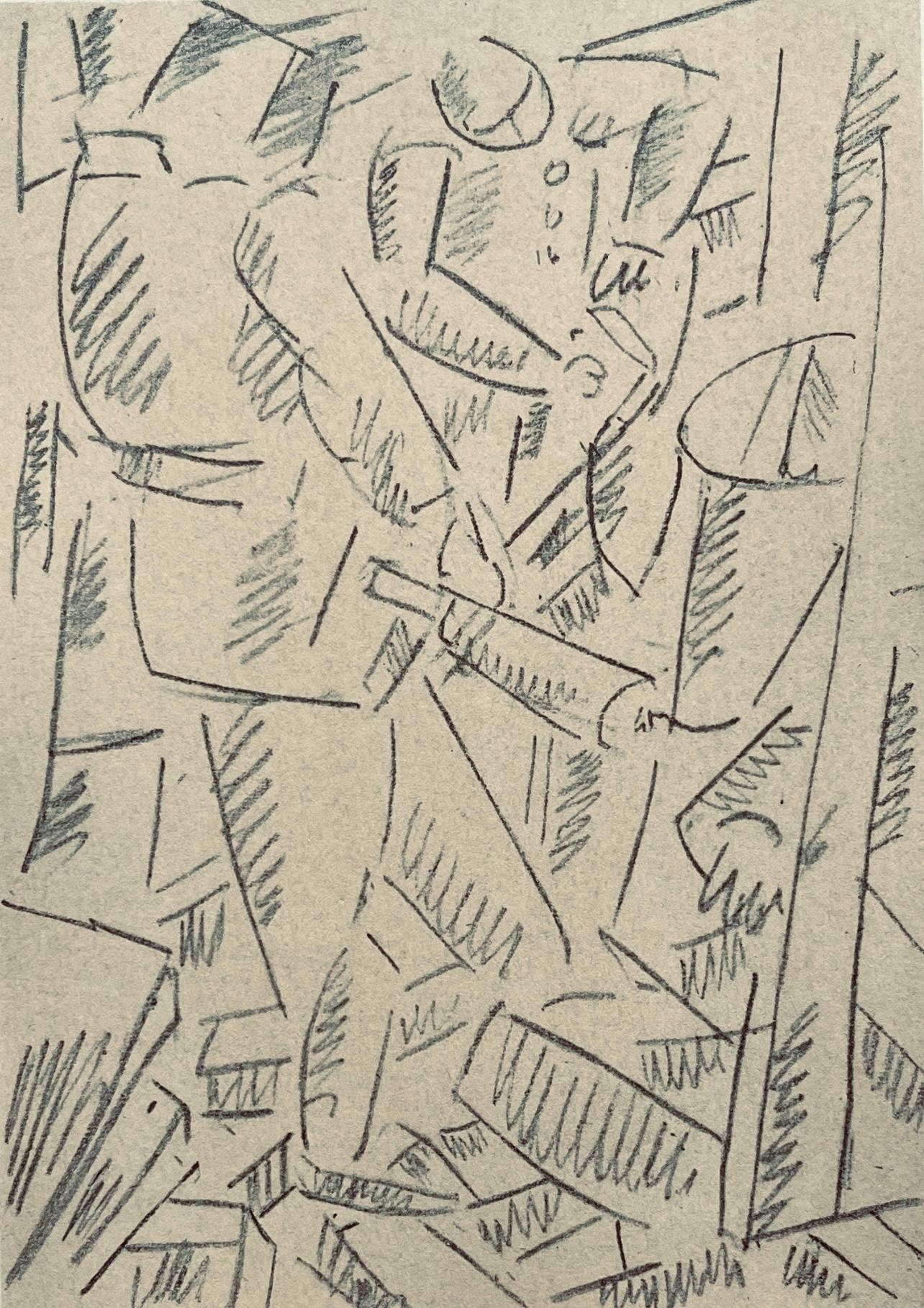 Fernand Léger, Les Foreurs, Fernand Léger, Dessins de Guerre, Limited Edition Lithograph