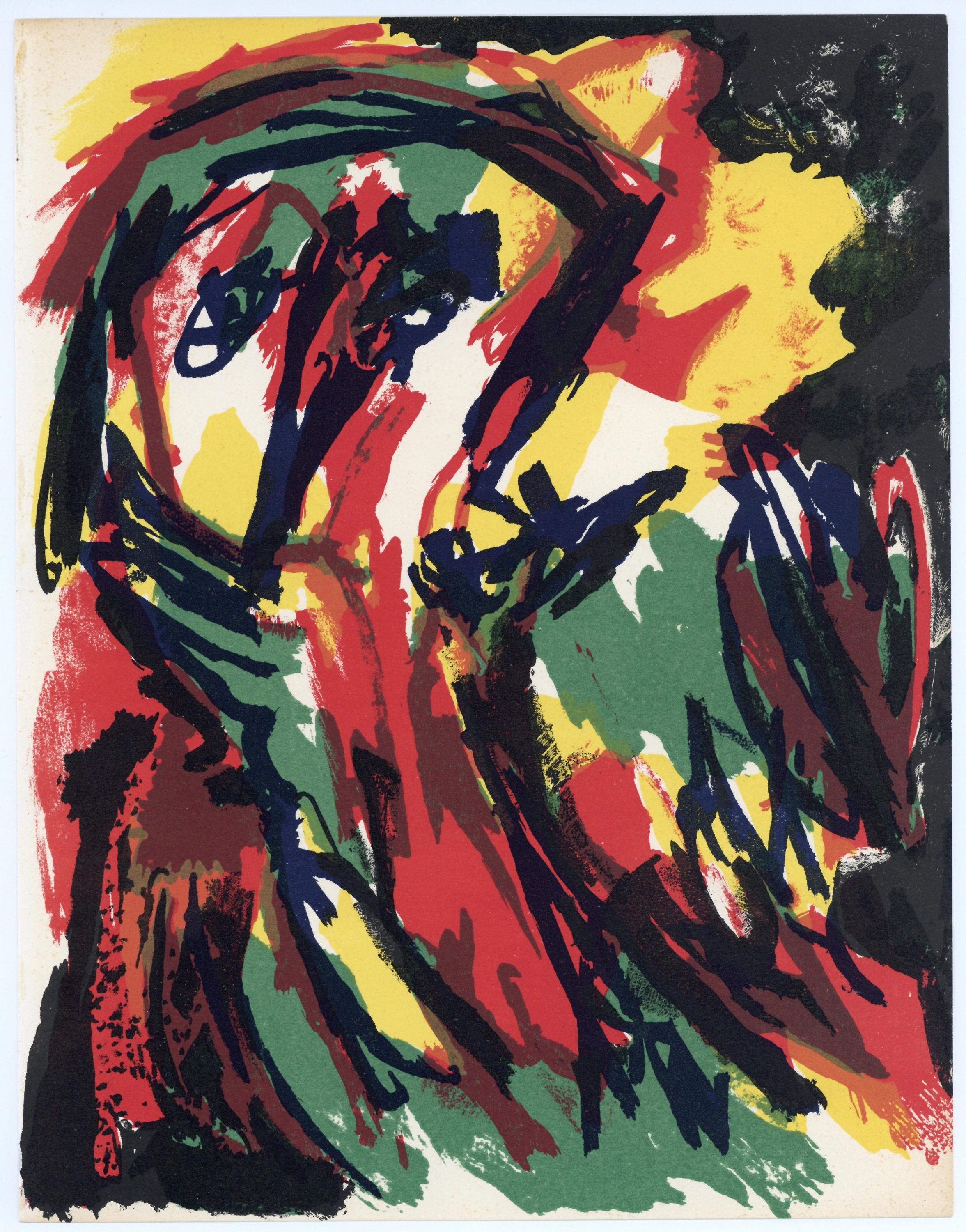 Karel Appel, Pons, Paris, XXe siècle, Limited Edition Lithograph