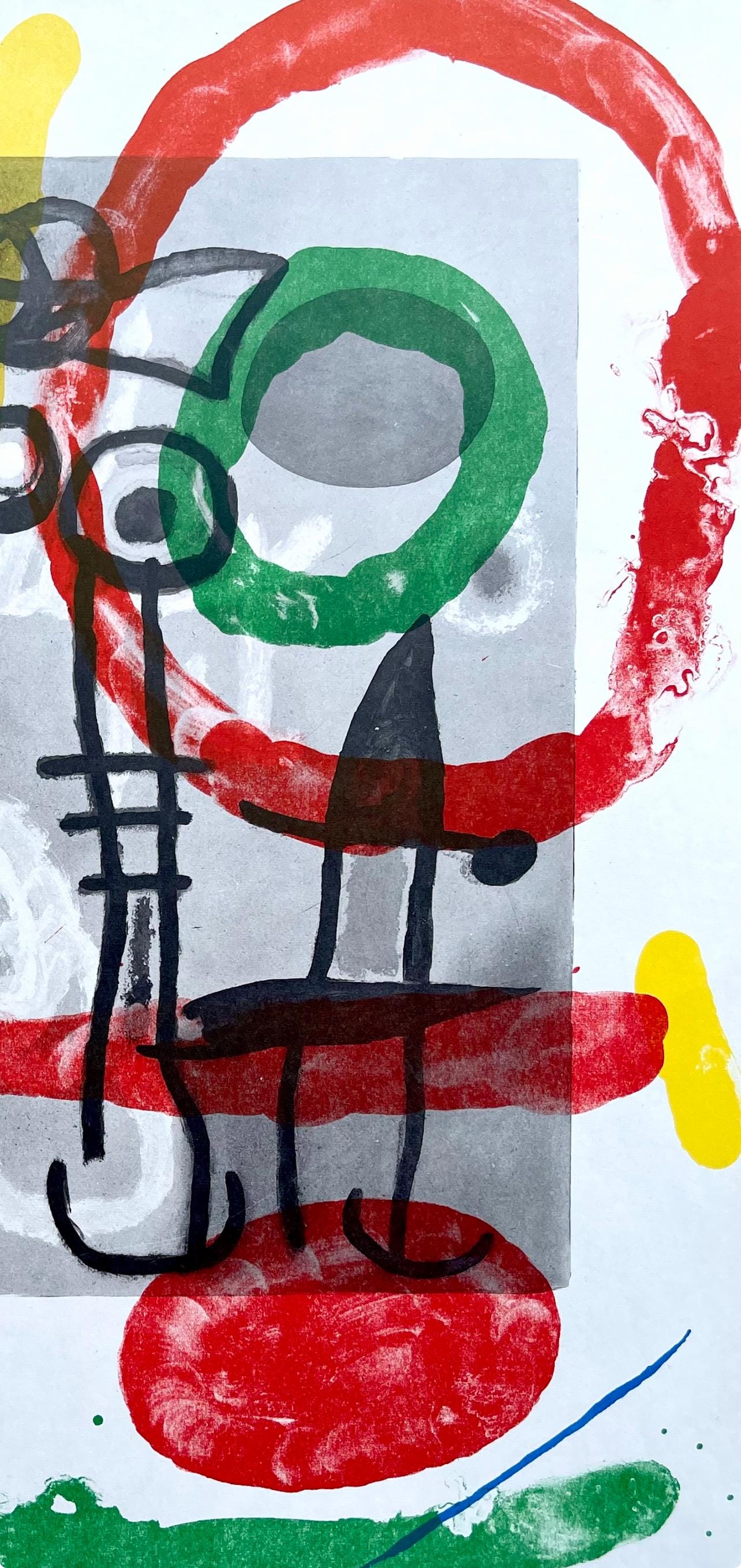 Joan Miró, Composition (Cramer 102; Mourlot 428-449), Derrière le miroir, Limited Edition Lithograph