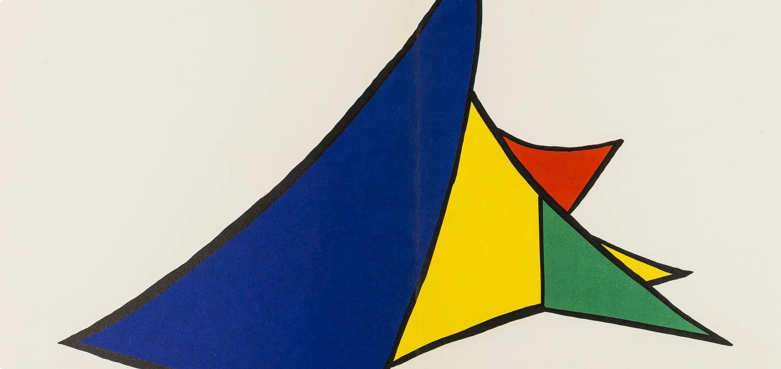 Alexander Calder, Composition, Derrière le miroir, Limited Edition Lithograph