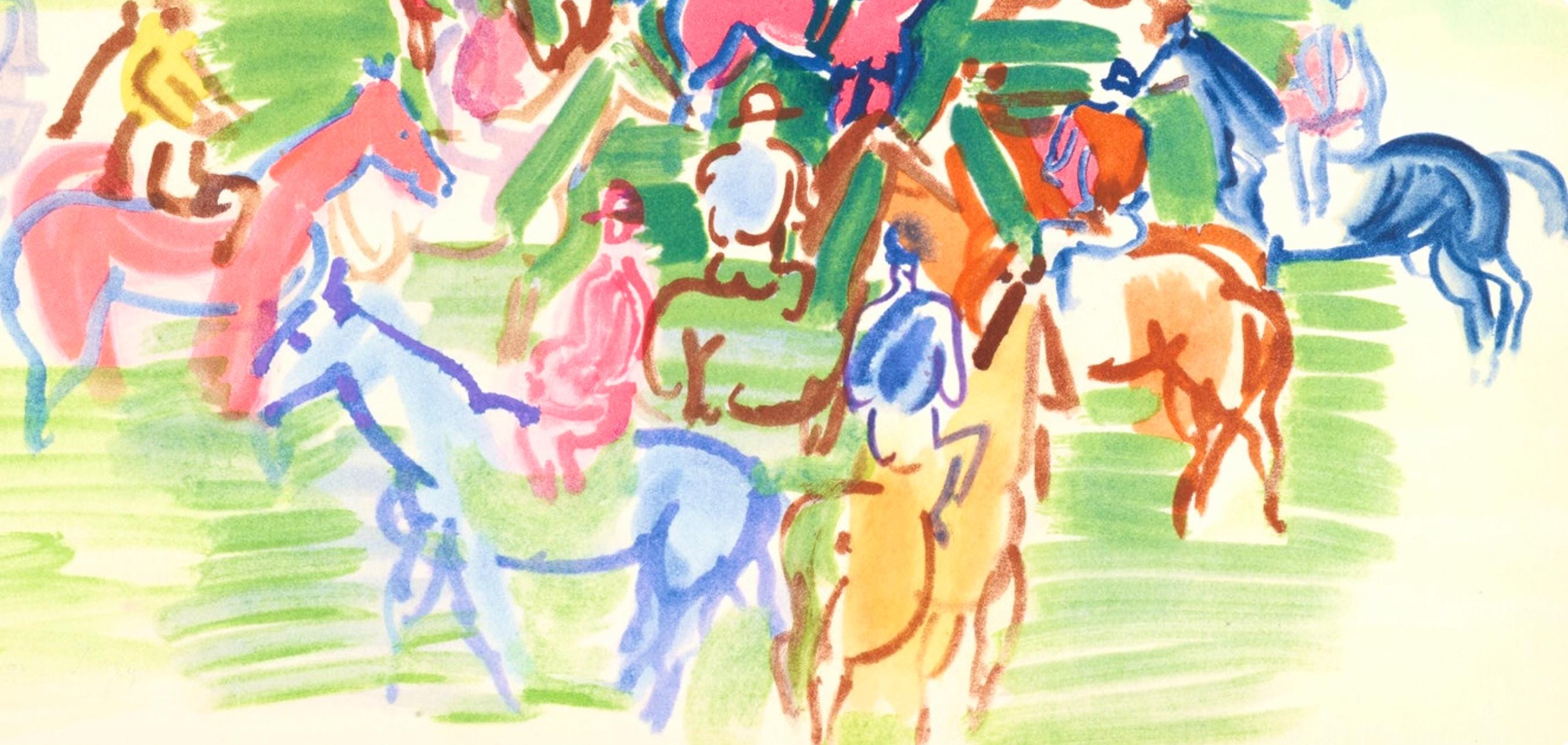 Raoul Dufy, Paddock, Douze Contemporains, Limited Edition Lithograph