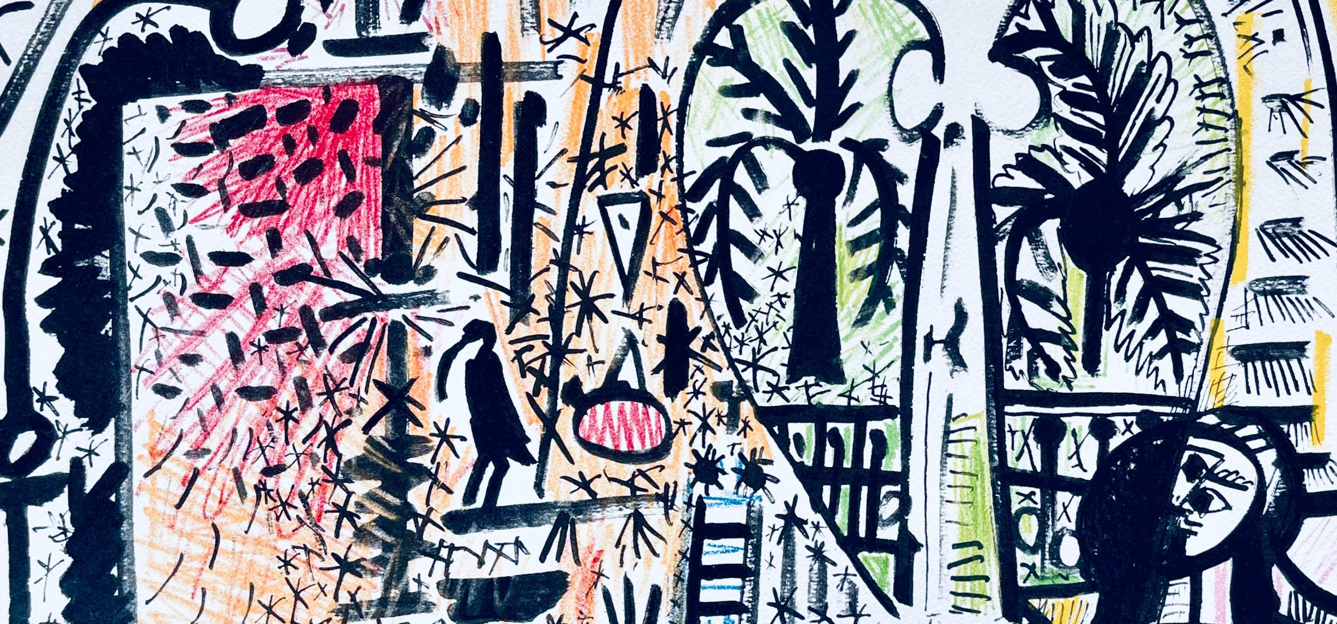 Pablo Picasso, Composition (Cramer 101), Carnet de la Californie, Limited Edition Lithograph