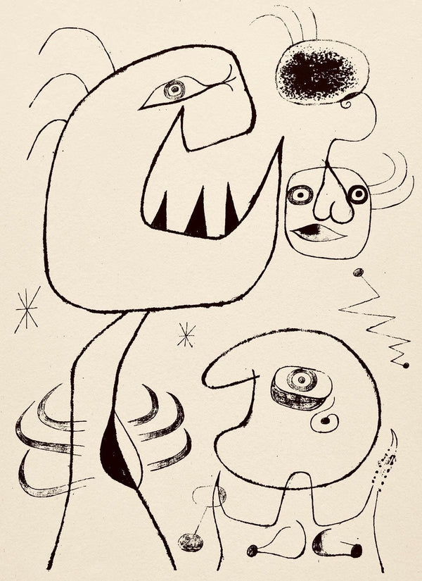 Joan Miró, Composition, The Prints of Joan Miro, Limited Edition Etching