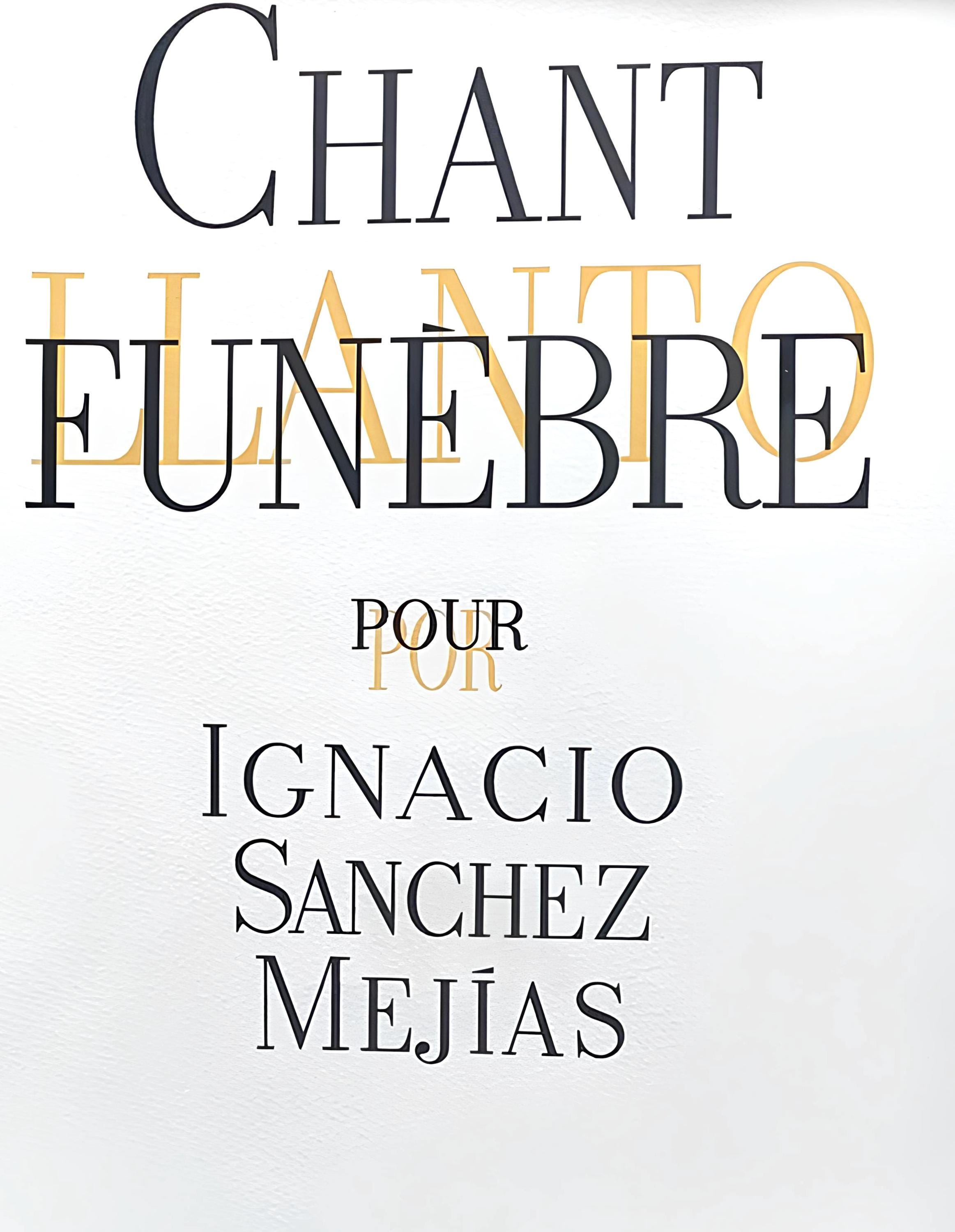 Pablo Picasso, Composition, Chant funèbre pour Ignacio Sanchez Mejías, Limited Edition Lithograph