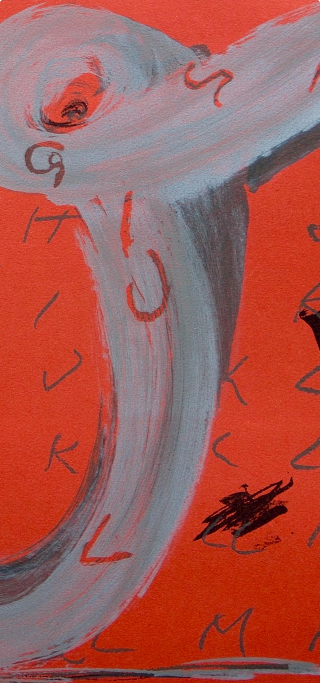 Antoni Tàpies, Composition, Derrière le miroir, Limited Edition Lithograph
