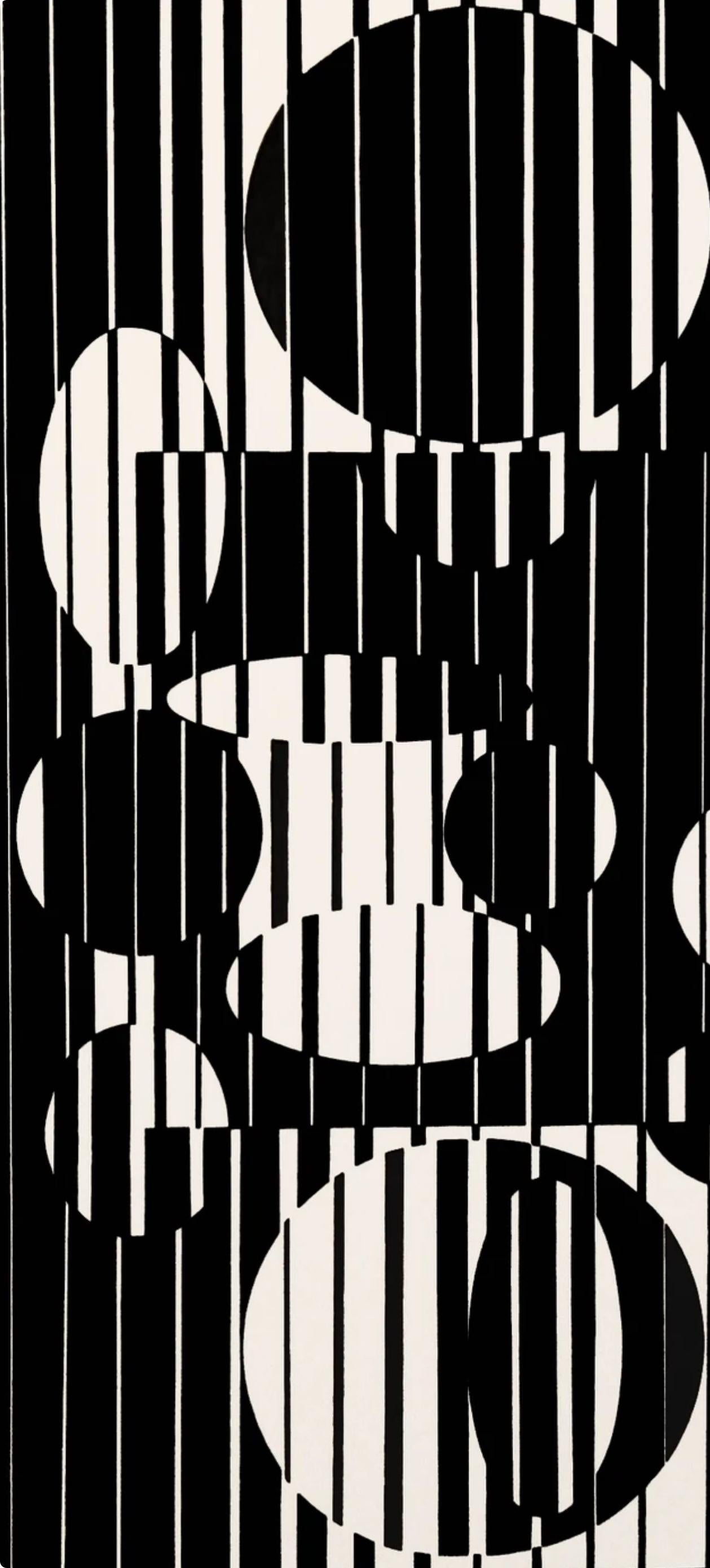 Victor Vasarely, Composition, Linéaires, Limited Edition Héliogravure