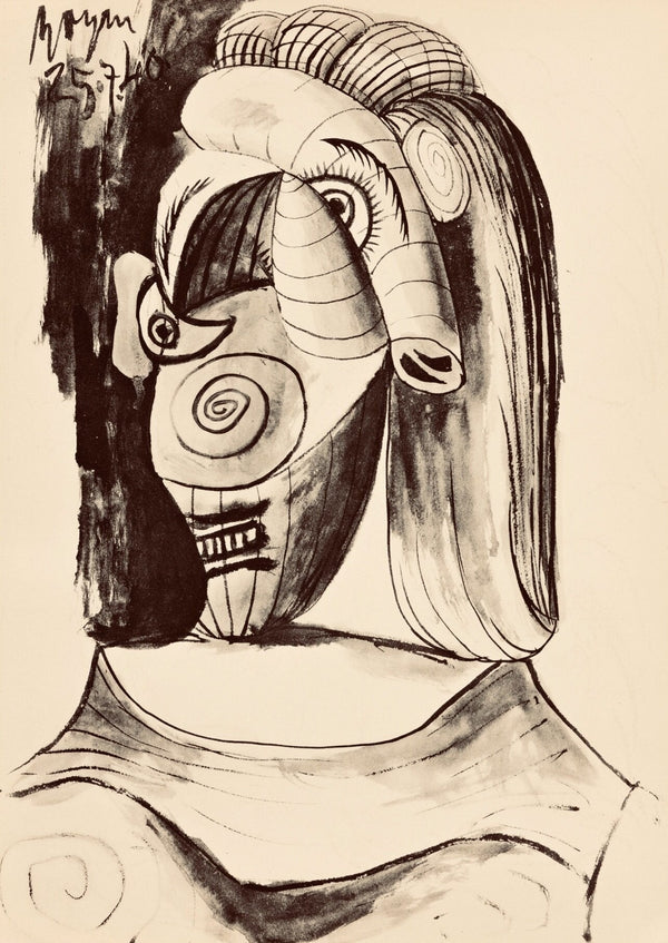 Pablo Picasso, Composition, Carnet de dessins de Picasso, Cahiers d’Art, Limited Edition Lithograph