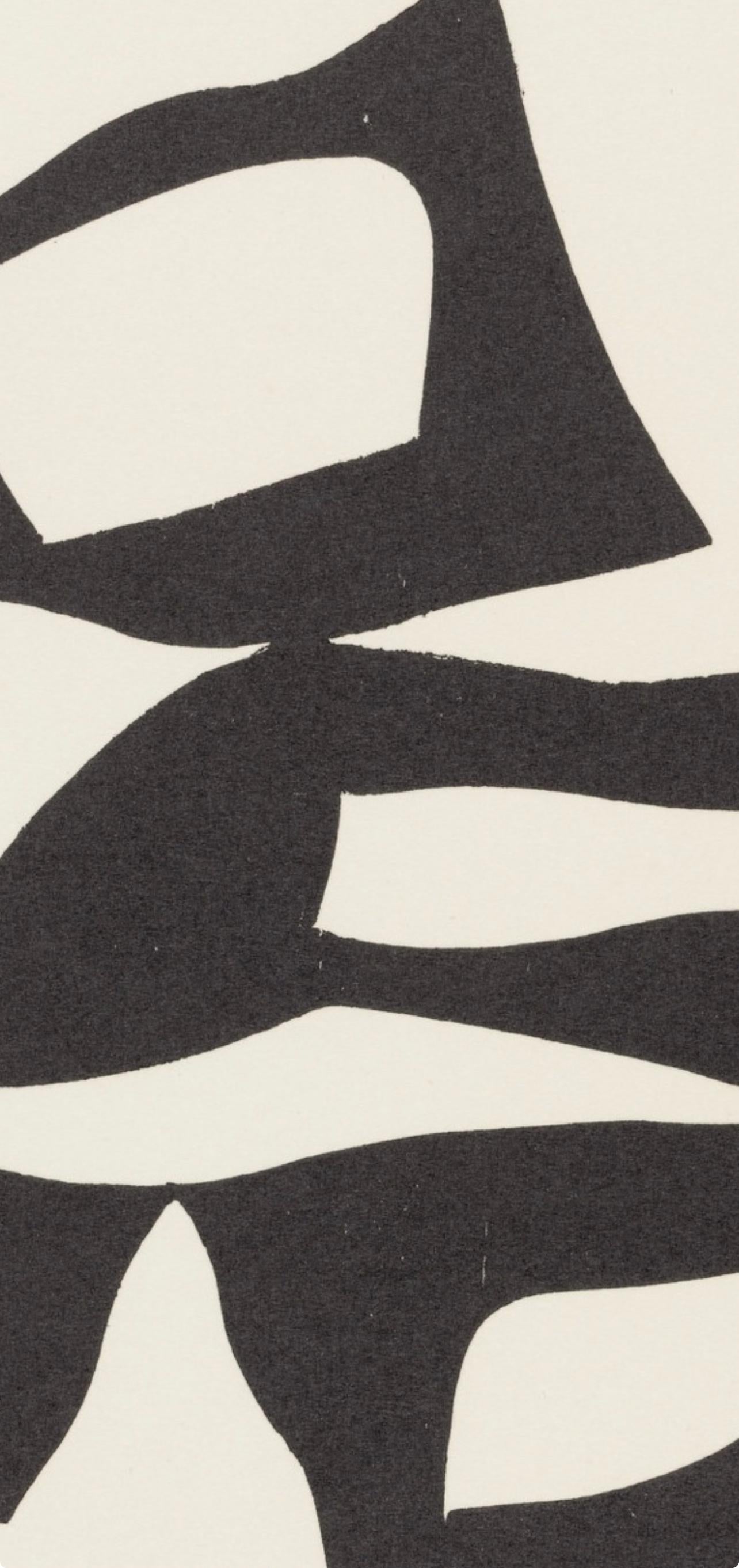 Hans Jean Arp, Composition (Arntz 148-175; Hagenbach A 25; Bolliger 54), Dreams and Projects, Limited Edition Woodcut