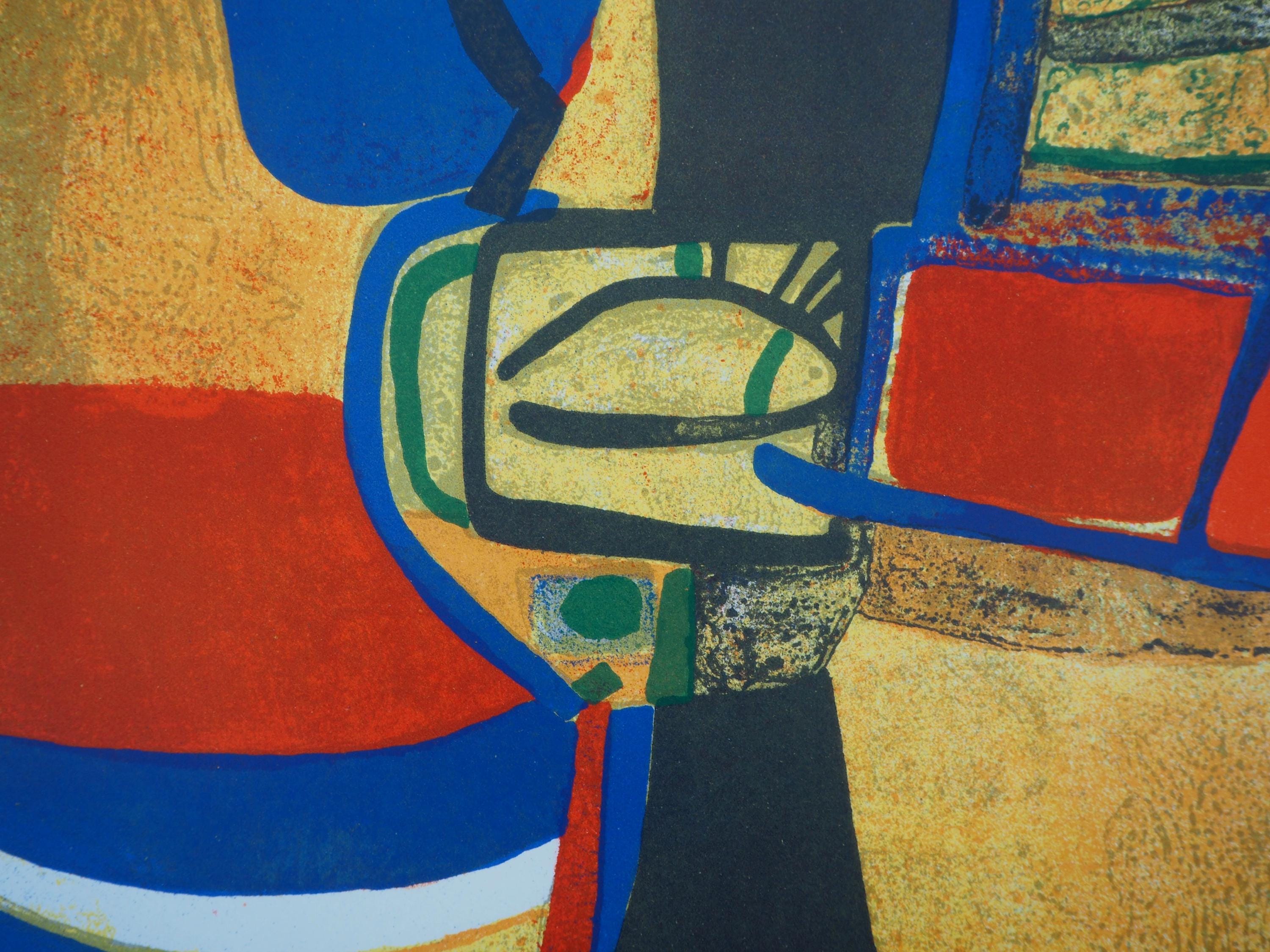 Maurice Estève, Corne à Licou, XXe siècle, Limited Edition Lithograph