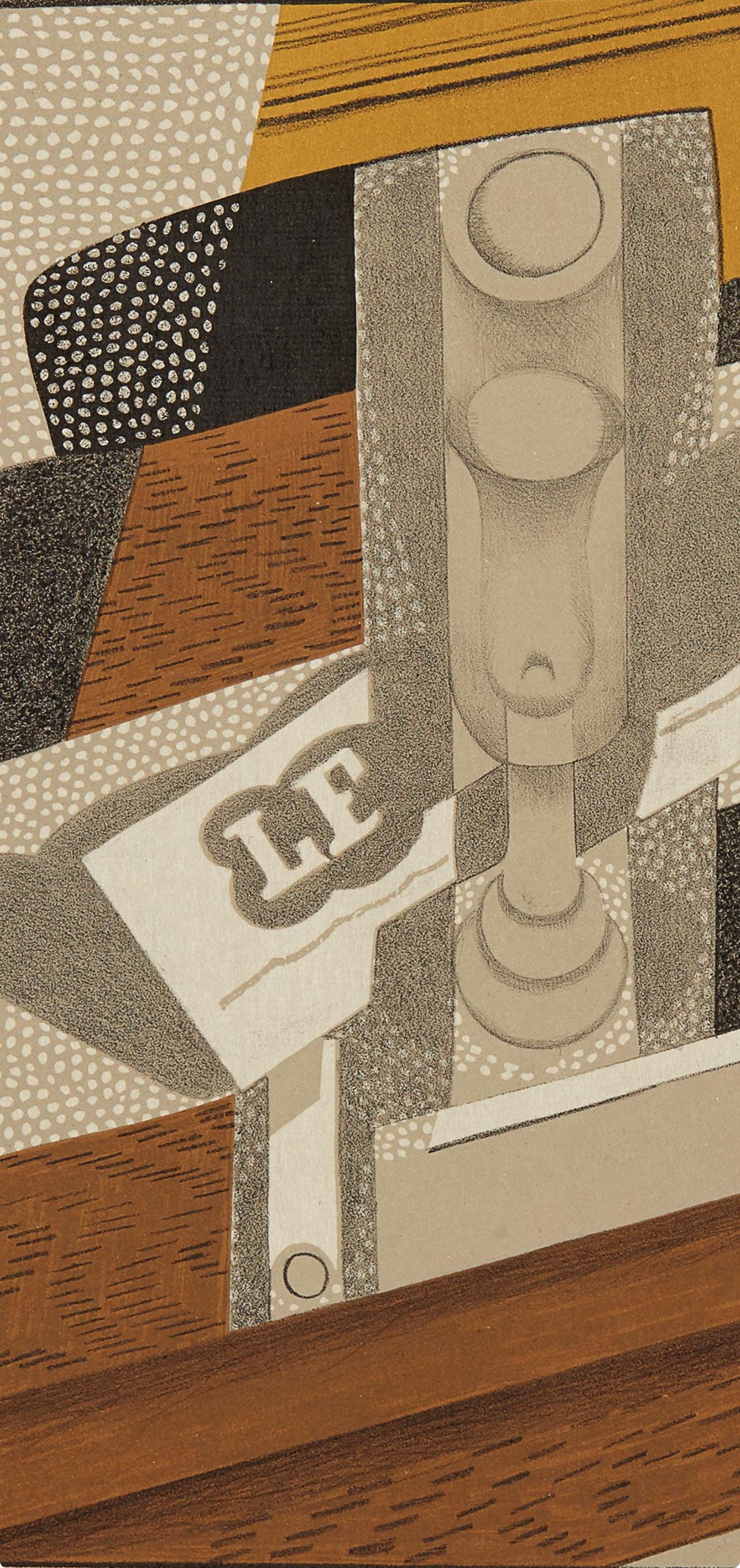Juan Gris, La Pipe (Kahnweiler 1969), Au Soleil du Plafond, Limited Edition Lithograph