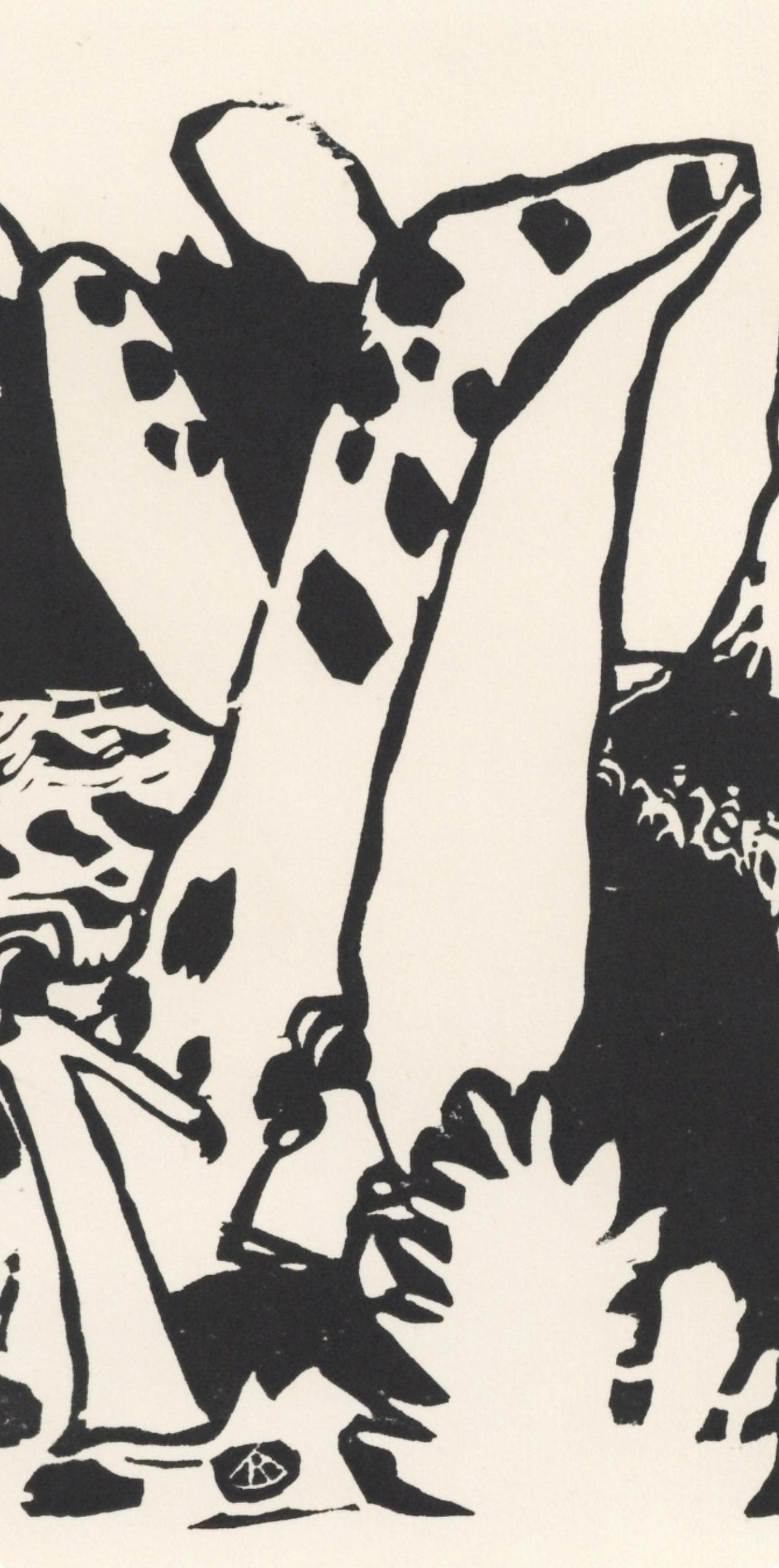 Wassily Kandinsky, Reiterweg (Roethel 111), XXe siècle, Limited Edition Woodcut