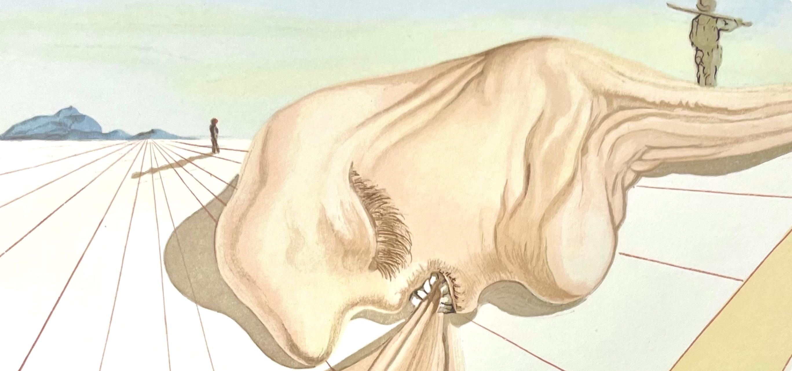 Salvador Dali, Hölle XXX (Field 189-200; Michler/Löpsinger 1039-1138), Die Göttliche Komödie, Signed, Limited Edition Woodcut