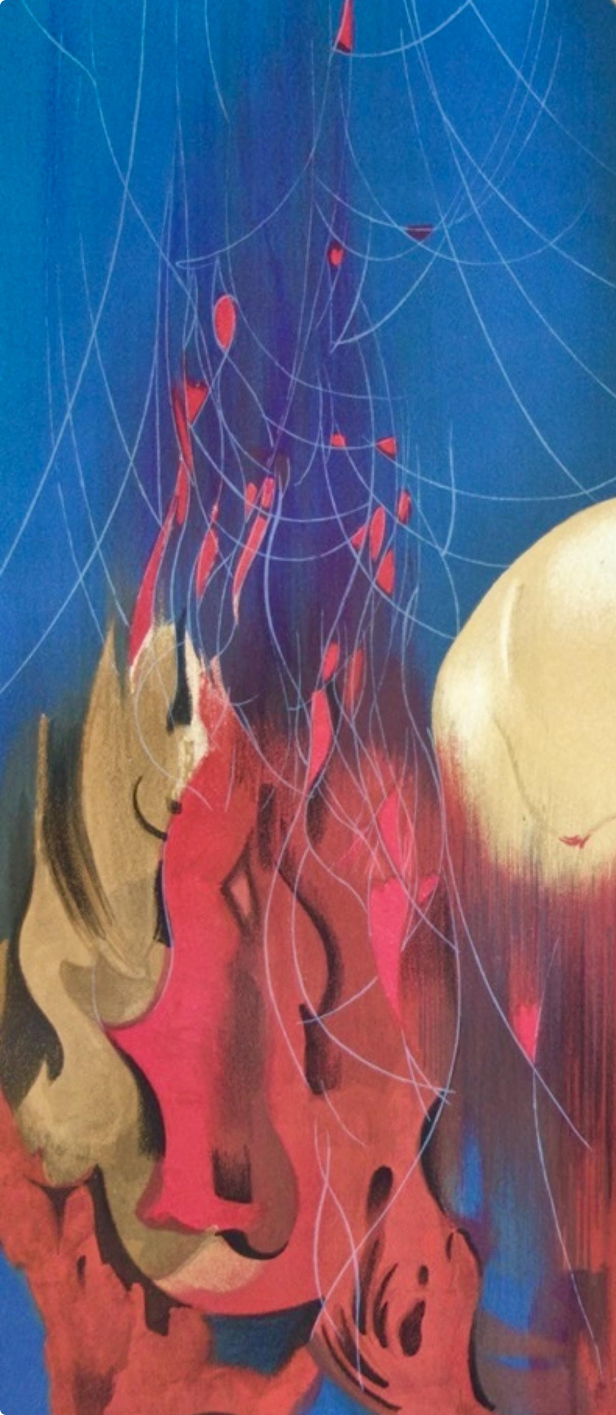 Marcel Delmotte, Composition, Variations sur l'imaginaire, Limited Edition Lithograph