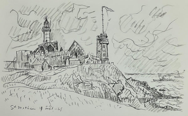 Paul Signac, St-Matthieu. Le Sémaphore, Signac Dessins, Limited Edition Lithograph