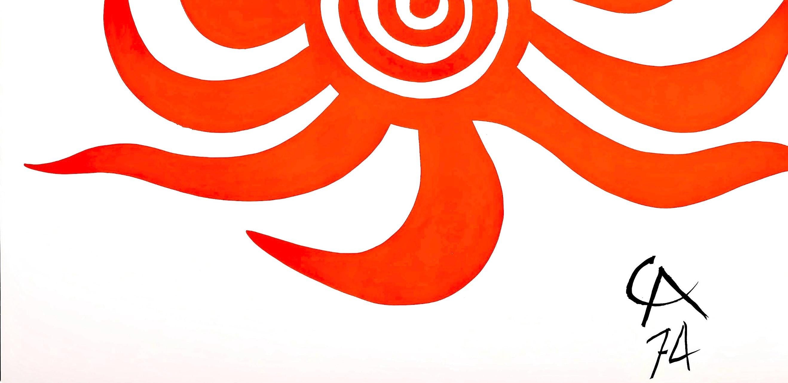 Alexander Calder, Sunburst, Braniff International Airways Flying Colors Collection, Limited Edition Lithograph