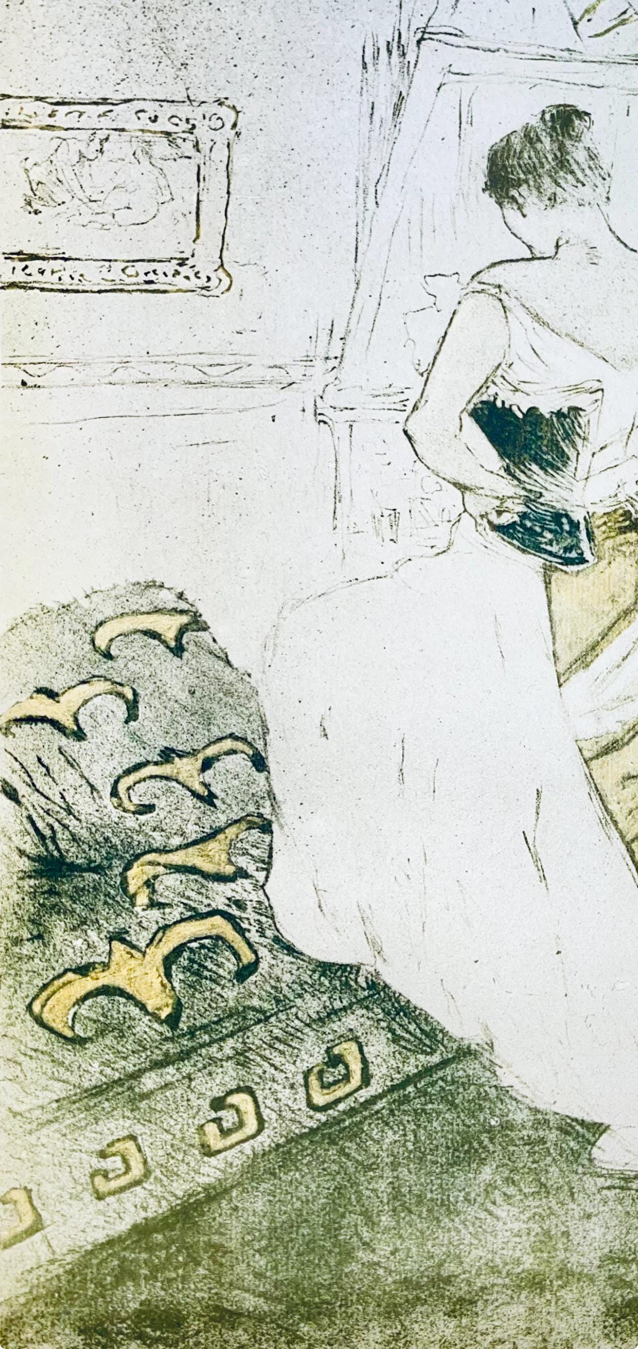 Henri de Toulouse-Lautrec, Composition, Images de Lautrec, 21 Planches en Couleurs, Collezione dell'Obelisco, Limited Edition Lithograph