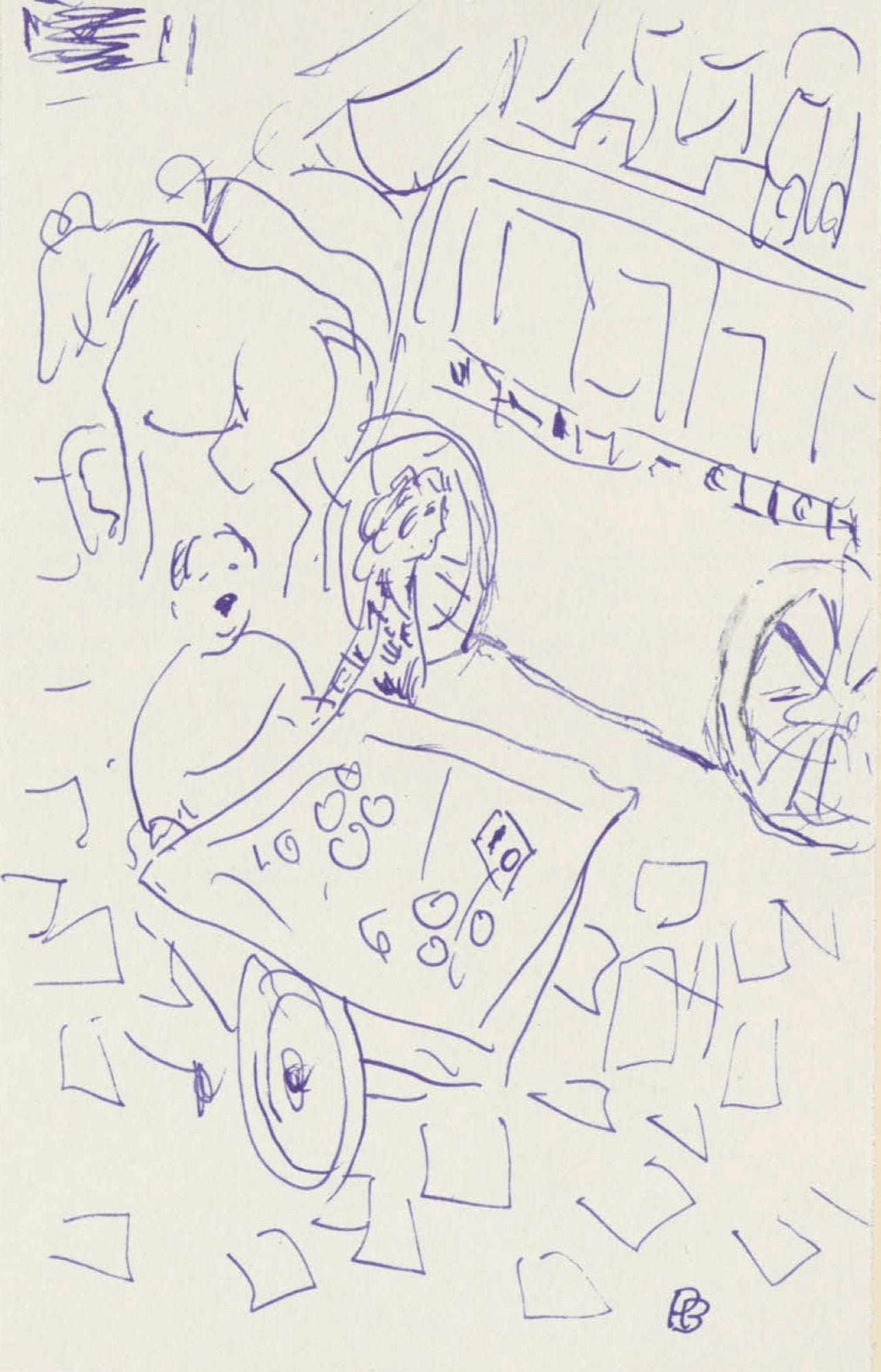 Pierre Bonnard, Composition (Terrasse 54), Pierre Bonnard Correspondences, Limited Edition Lithograph