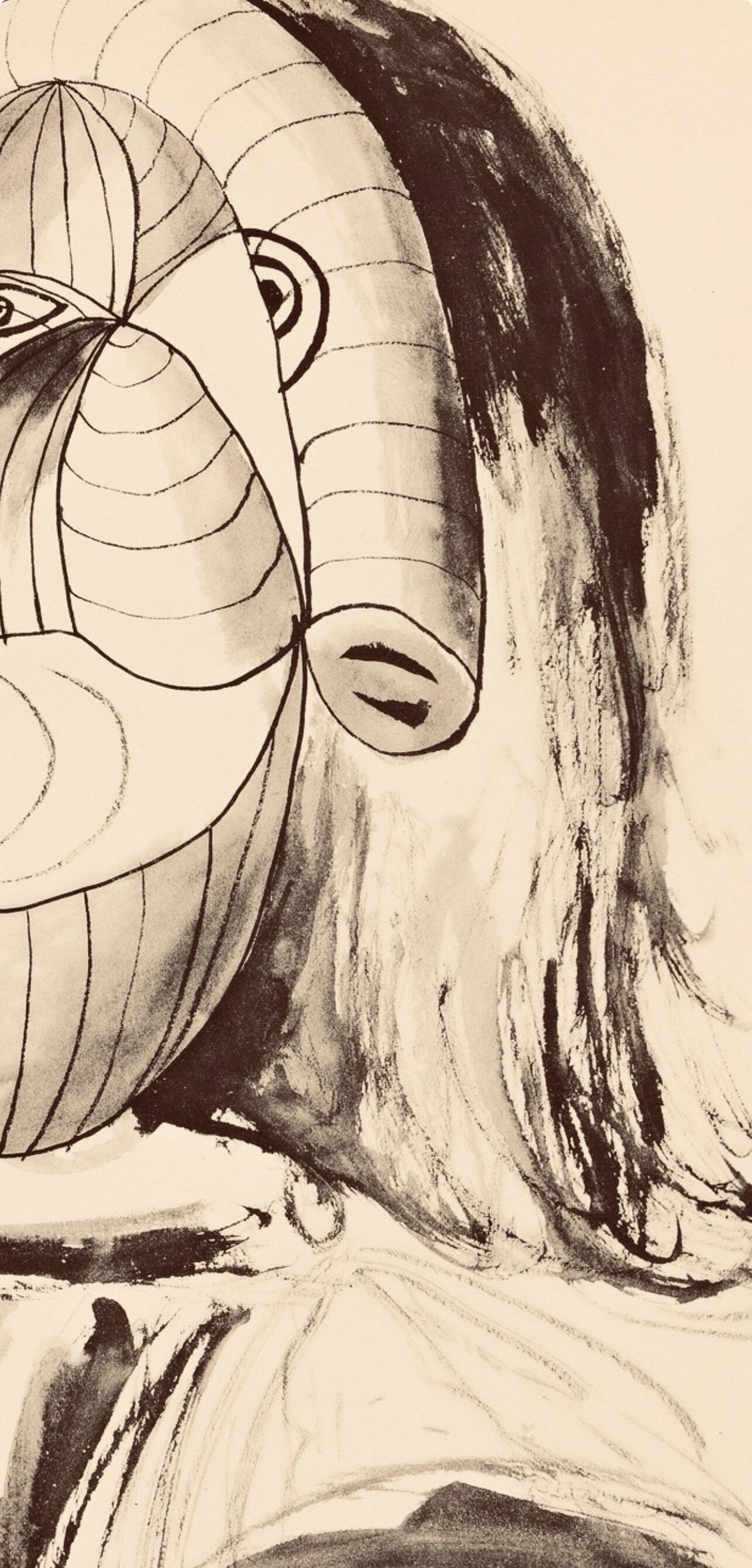 Pablo Picasso, Composition, Carnet de dessins de Picasso, Cahiers d’Art, Limited Edition Lithograph