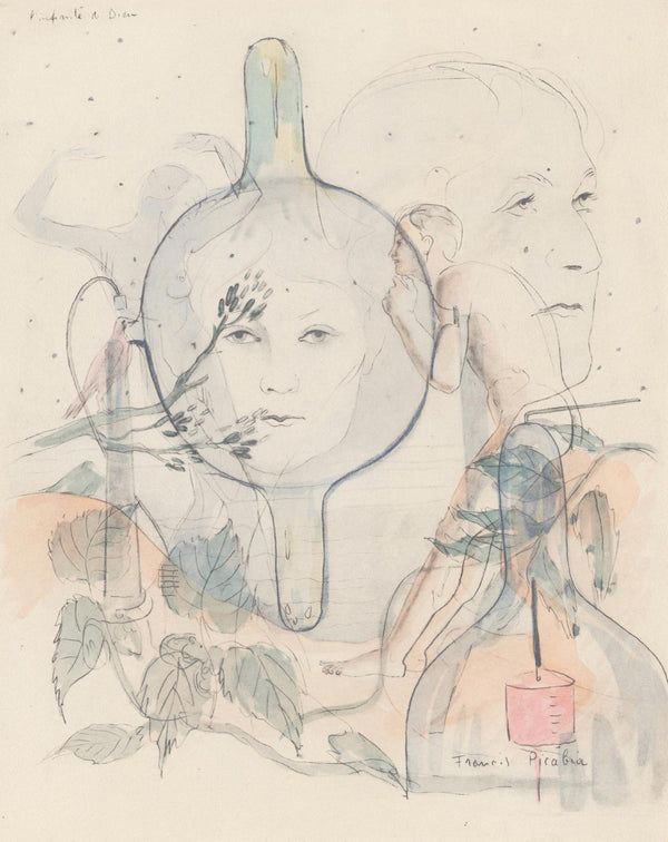 Francis Picabia, Composition, Le Peseur d'âmes (The Weigher of Souls), Limited Edition Lithograph