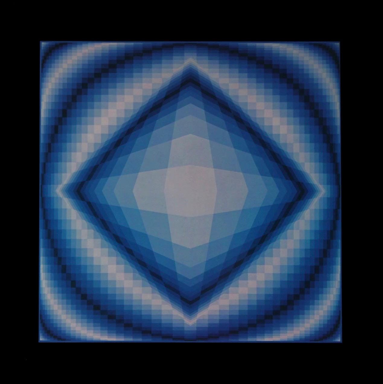 Victor Vasarely, Composition, Octogone, Limited Edition Héliogravure