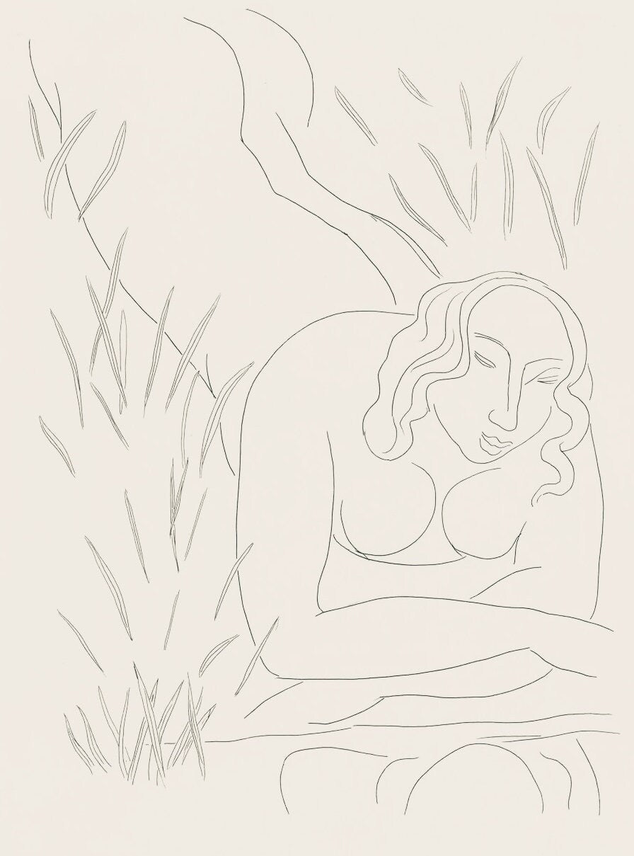 Henri Matisse, Le Guignon (Jinx), Poésies, Limited Edition Lithograph
