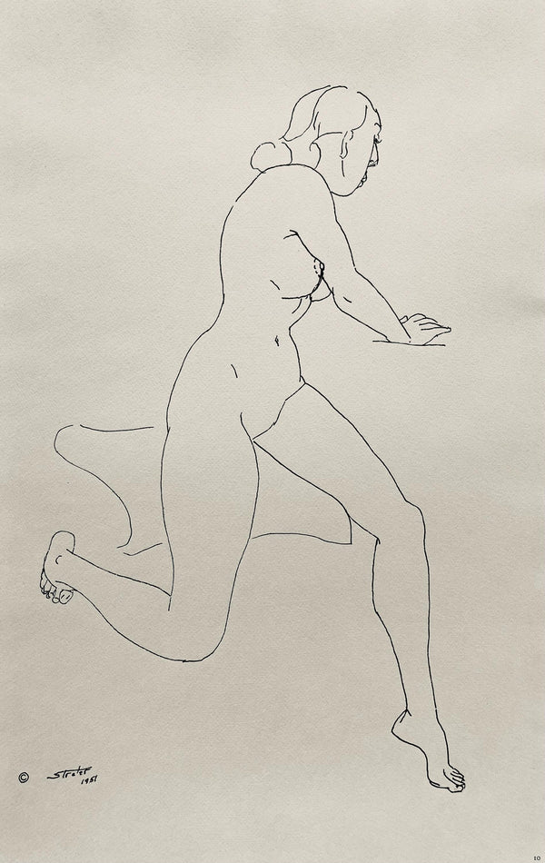 Henry Strater, Composition, 24 Drawings by Henry Strater, Limited Edition Lithograph