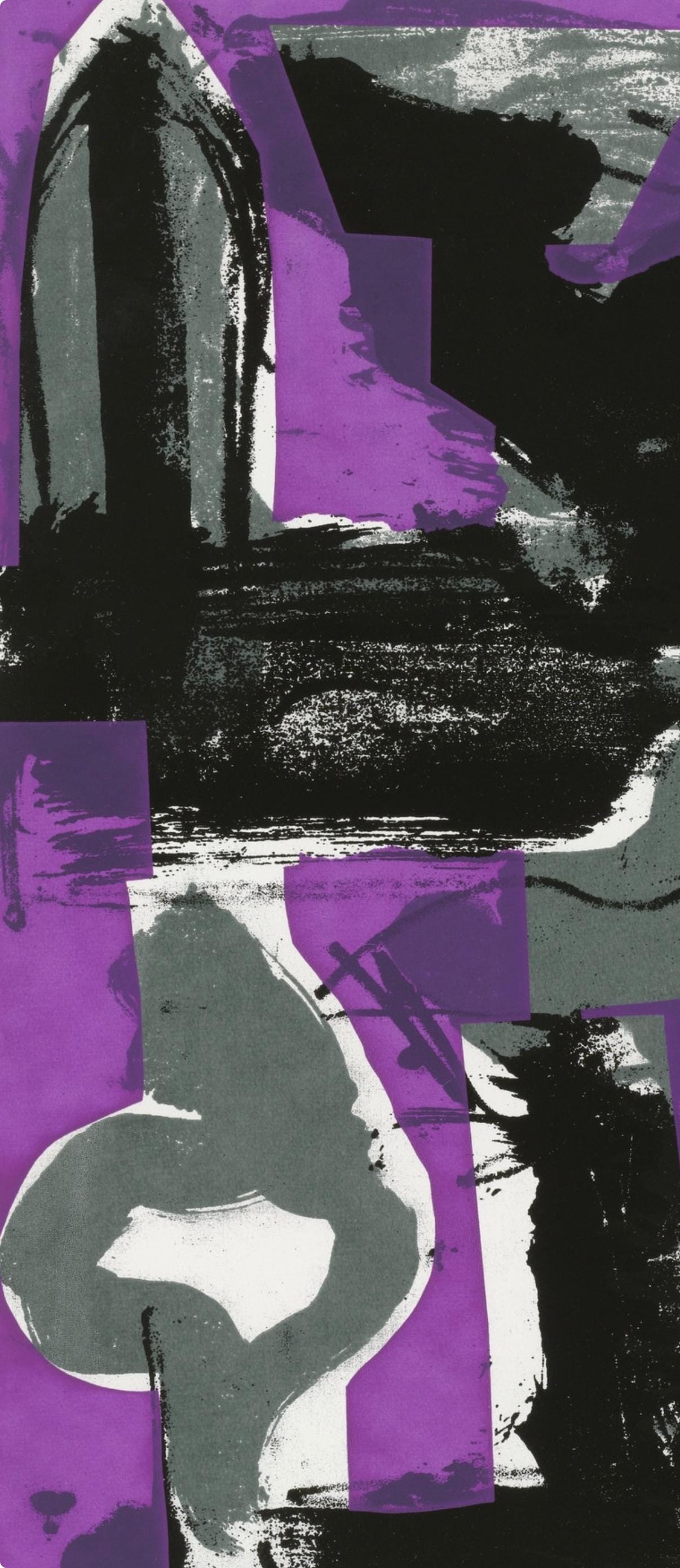 Grace Hartigan, Composition, Salute, Limited Edition Silkscreen