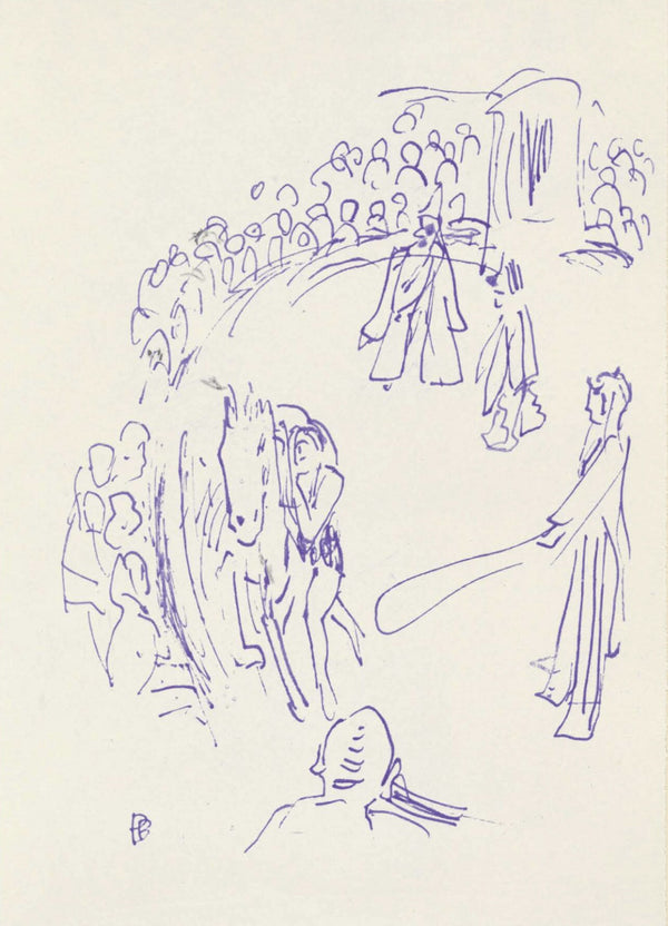 Pierre Bonnard, Composition (Terrasse 54), Pierre Bonnard Correspondences, Limited Edition Lithograph