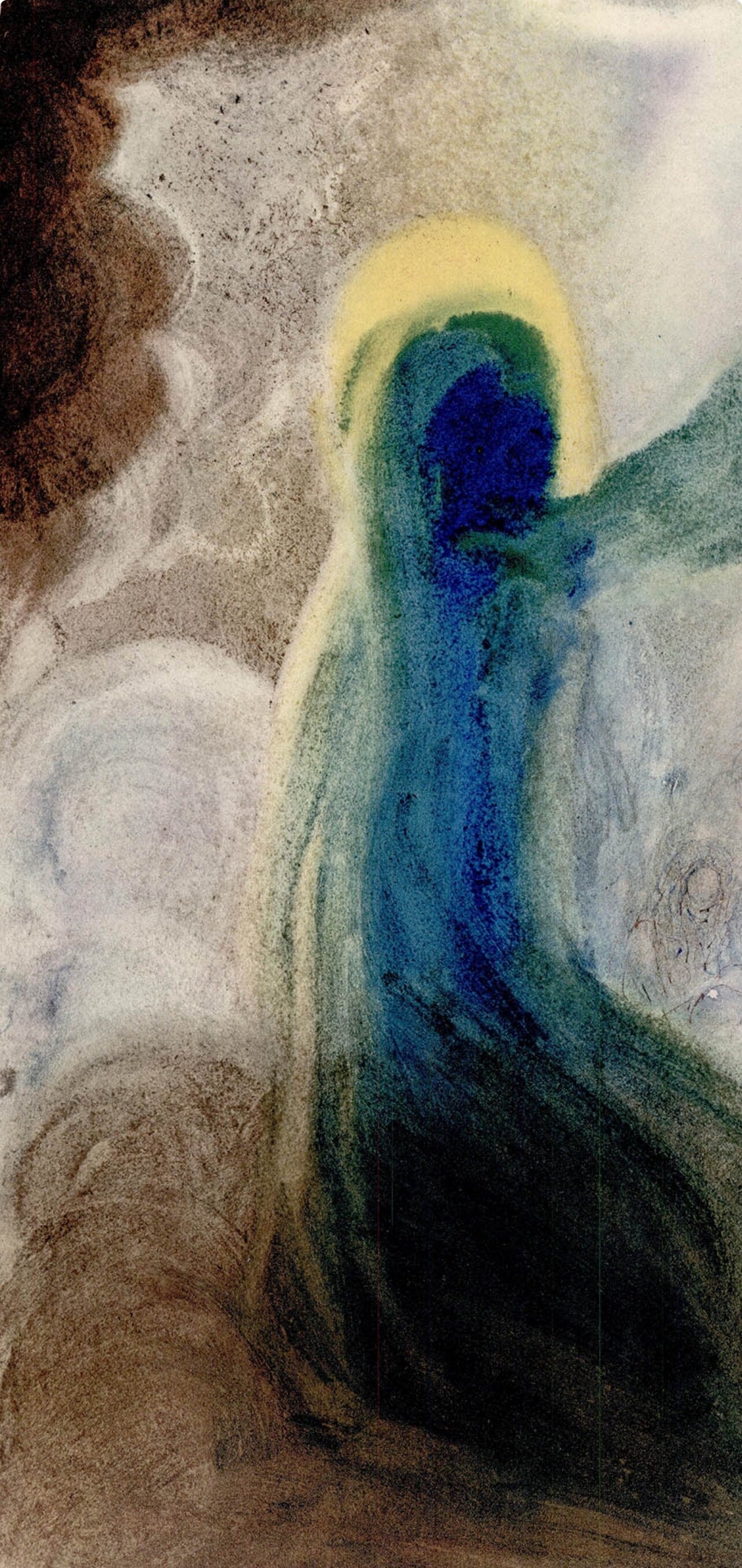 Salvador Dali, Composition (Michler/Löpsinger 1600; Field 69-3), Biblia Sacra, Limited Edition Lithograph