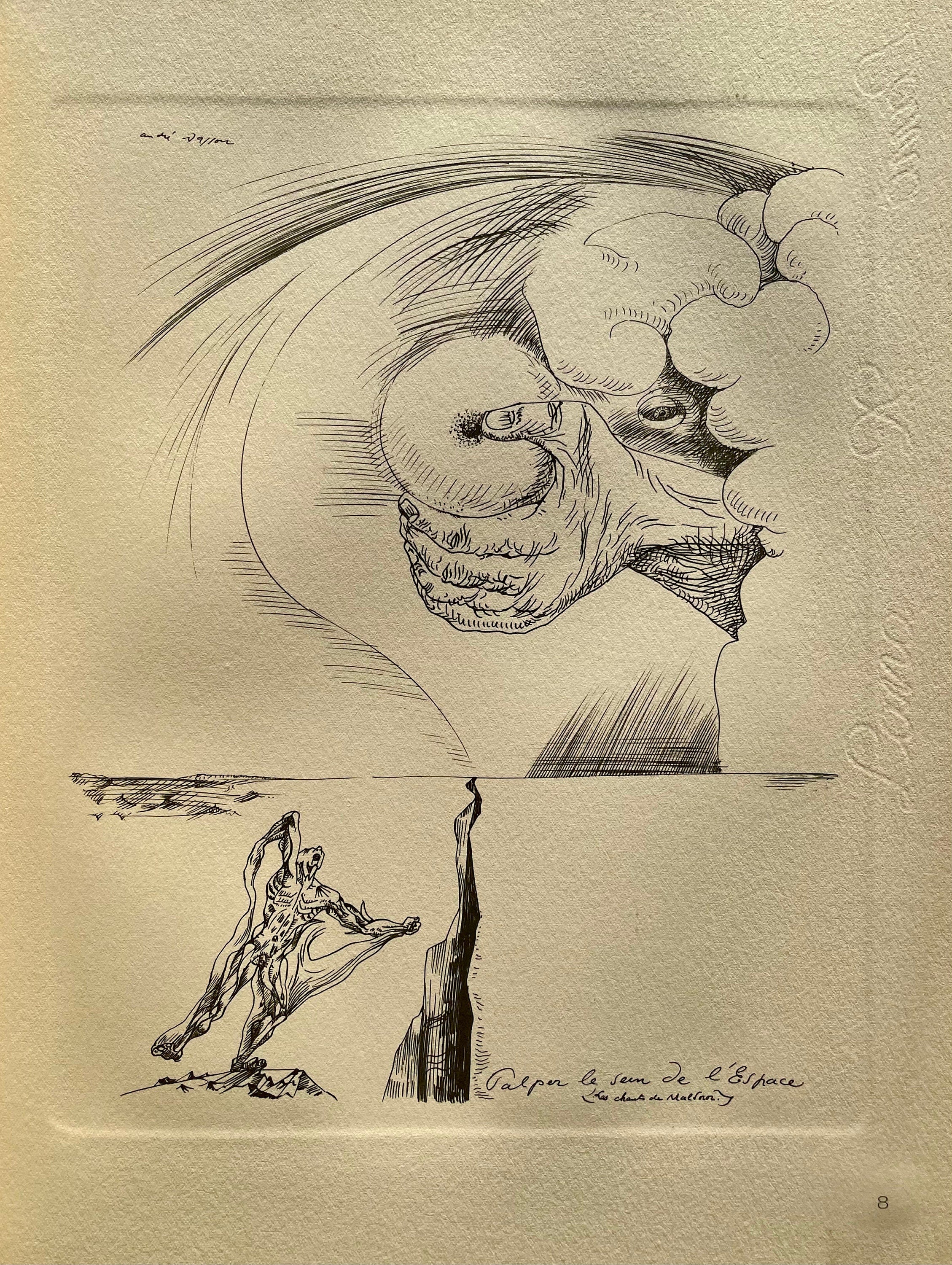 André Masson, Palper le sein de l'espace, Masson Dessins, Limited Edition Lithograph