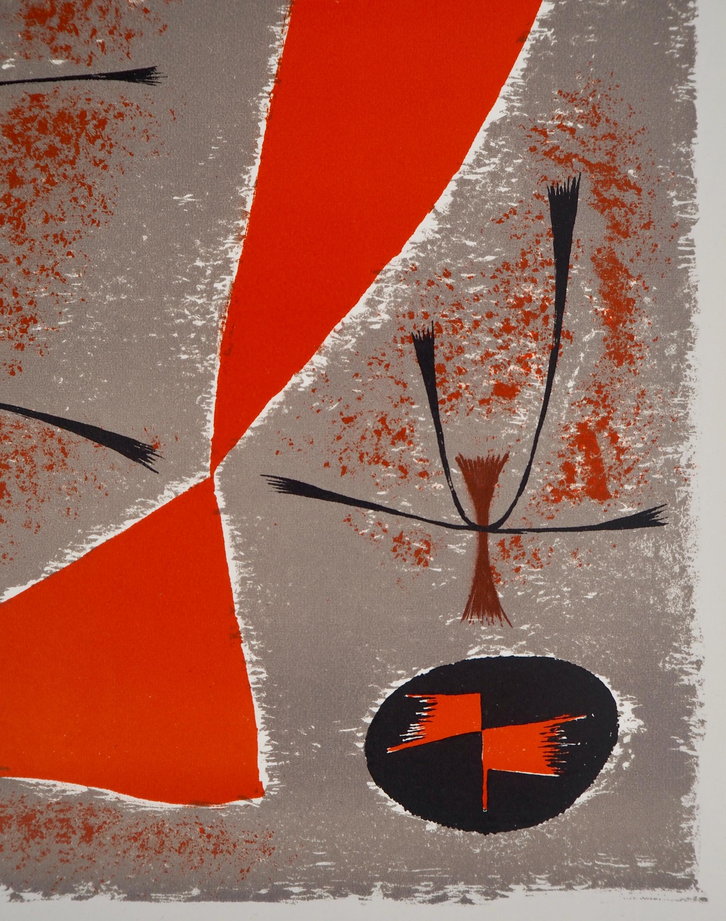 Gustave Singier, Composition, XXe siècle, Limited Edition Lithograph