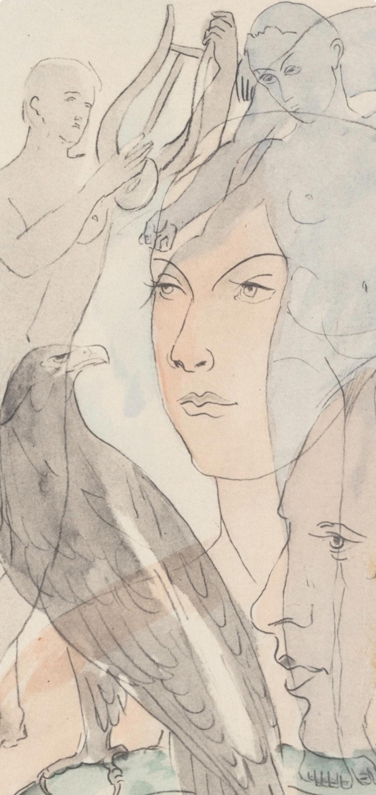 Francis Picabia, Composition, Le Peseur d'âmes (The Weigher of Souls), Limited Edition Lithograph