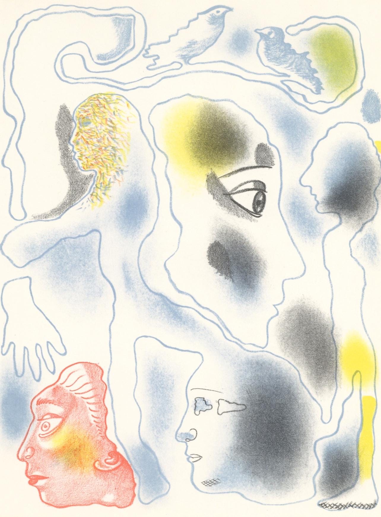 Jorge Castillo, Composition, Ediciones Polígrafa, Redfern Gallery, Limited Edition Lithograph